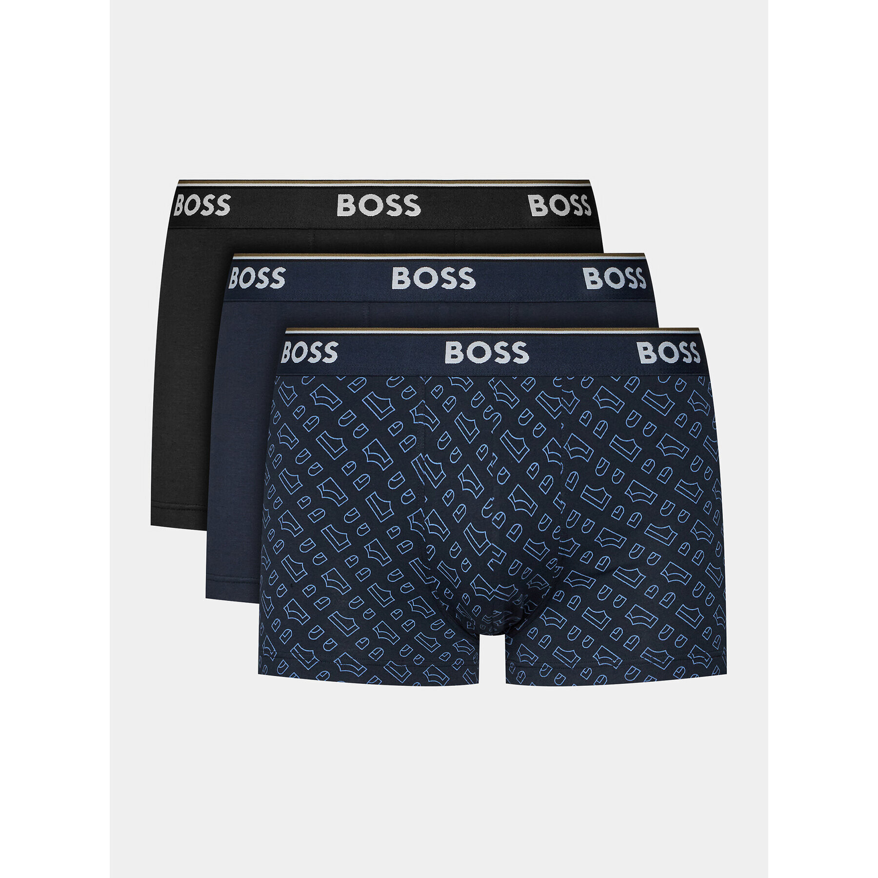 Boss Set 3 perechi de boxeri Power Desig 50509200 Colorat - Pled.ro