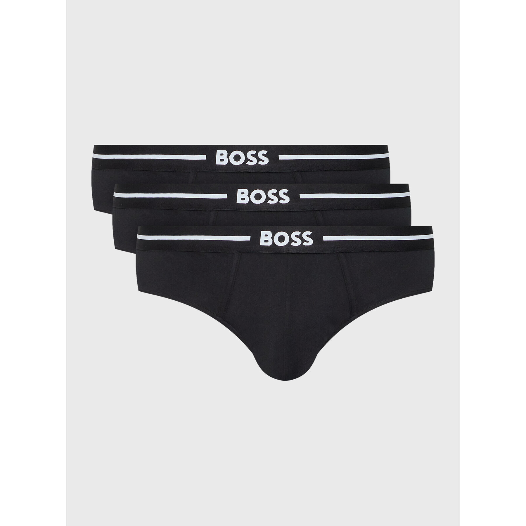 Boss Set 3 perechi de slipuri Bold 50473915 Negru - Pled.ro