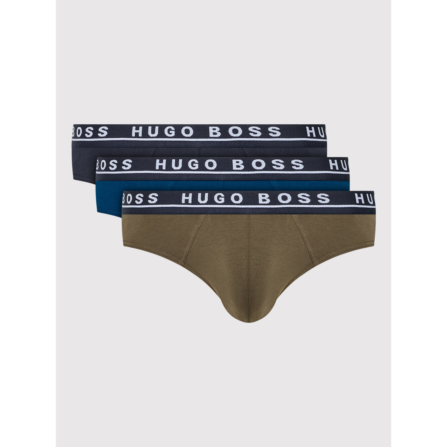 Boss Set 3 perechi de slipuri Brief 50458559 Colorat - Pled.ro