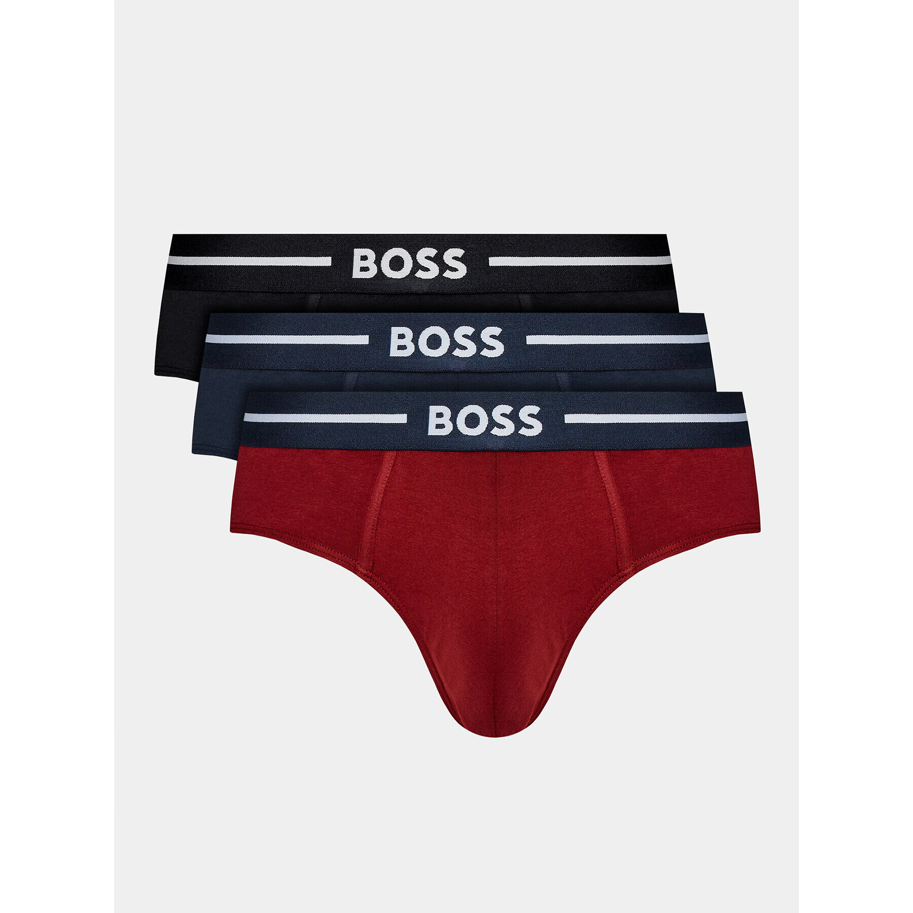 Boss Set 3 perechi de slipuri Hipbr 3p Bold 50499432 Negru - Pled.ro