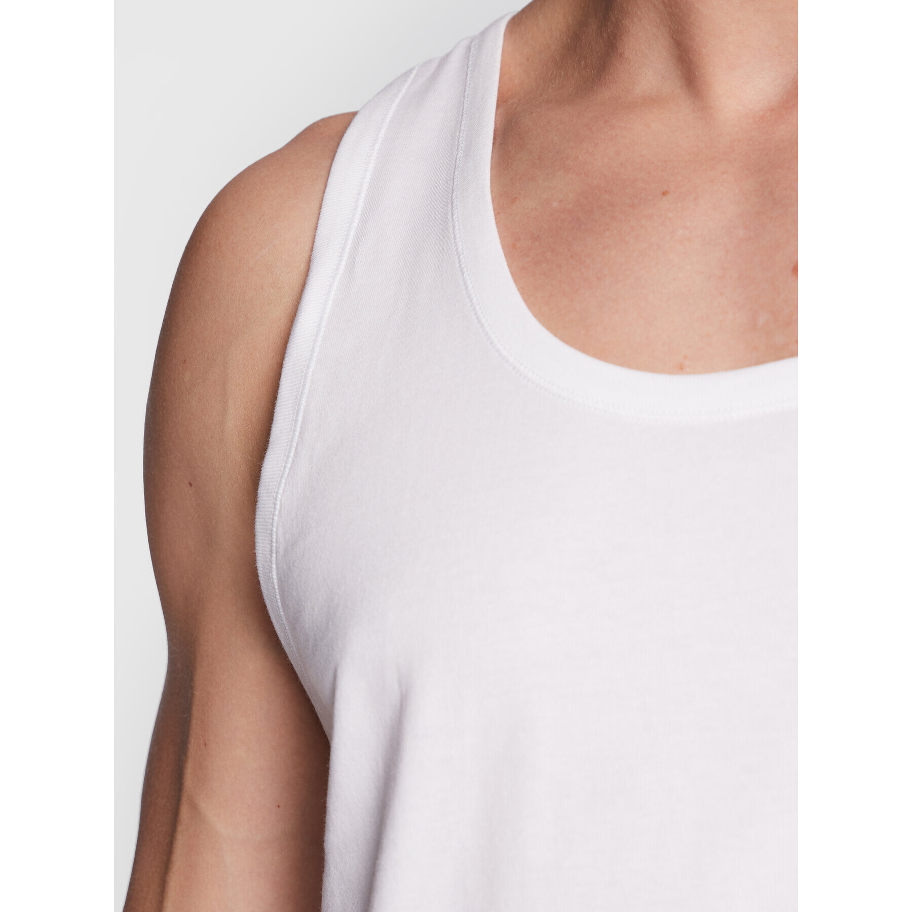 Boss Set 3 Tank top-uri 50475278 Alb Regular Fit - Pled.ro