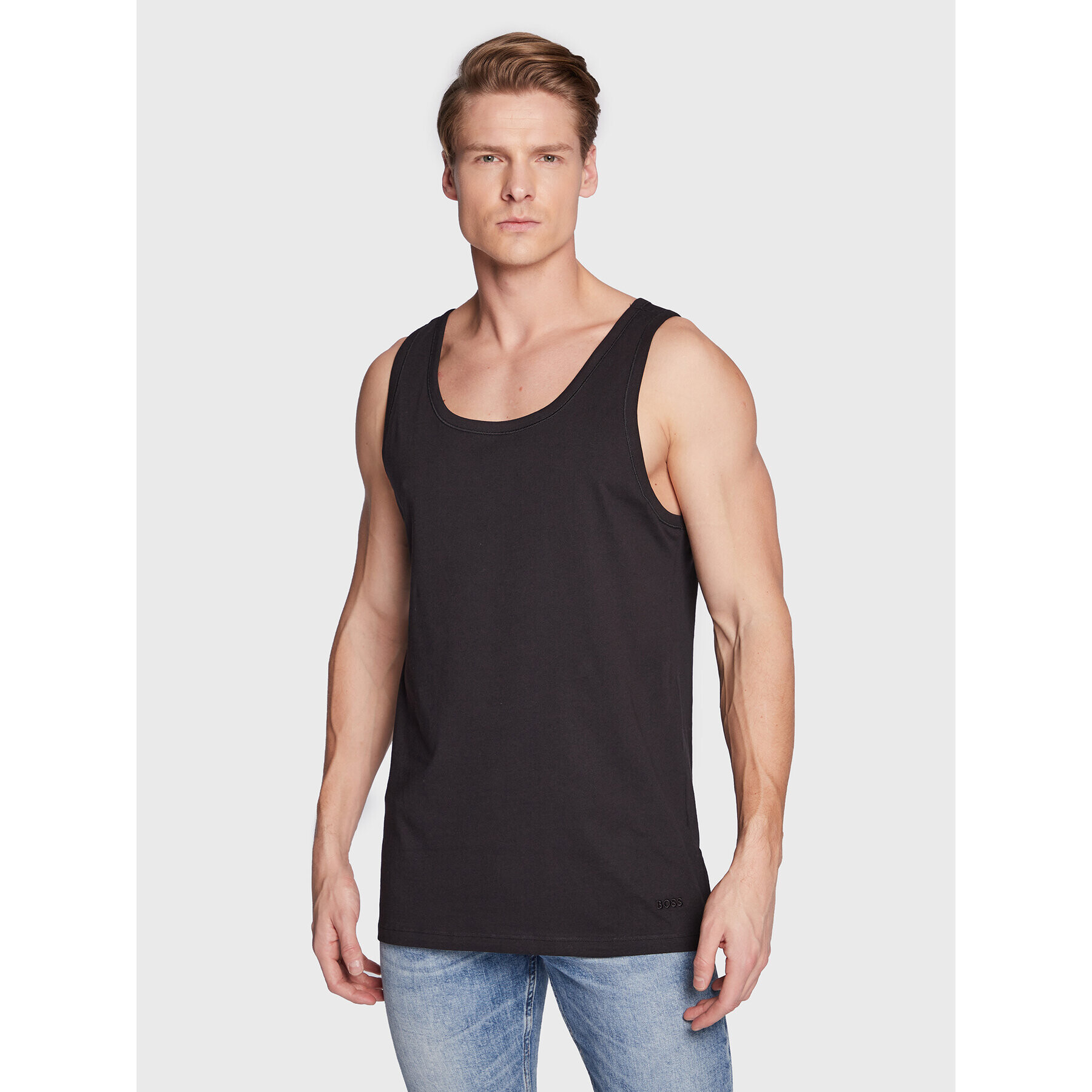 Boss Set 3 Tank top-uri 50475278 Negru Regular Fit - Pled.ro