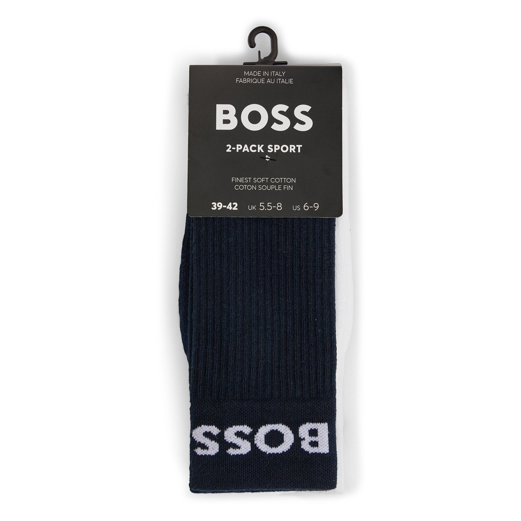 Boss Set de 2 perechi de șosete lungi pentru bărbați 50467707 Albastru - Pled.ro