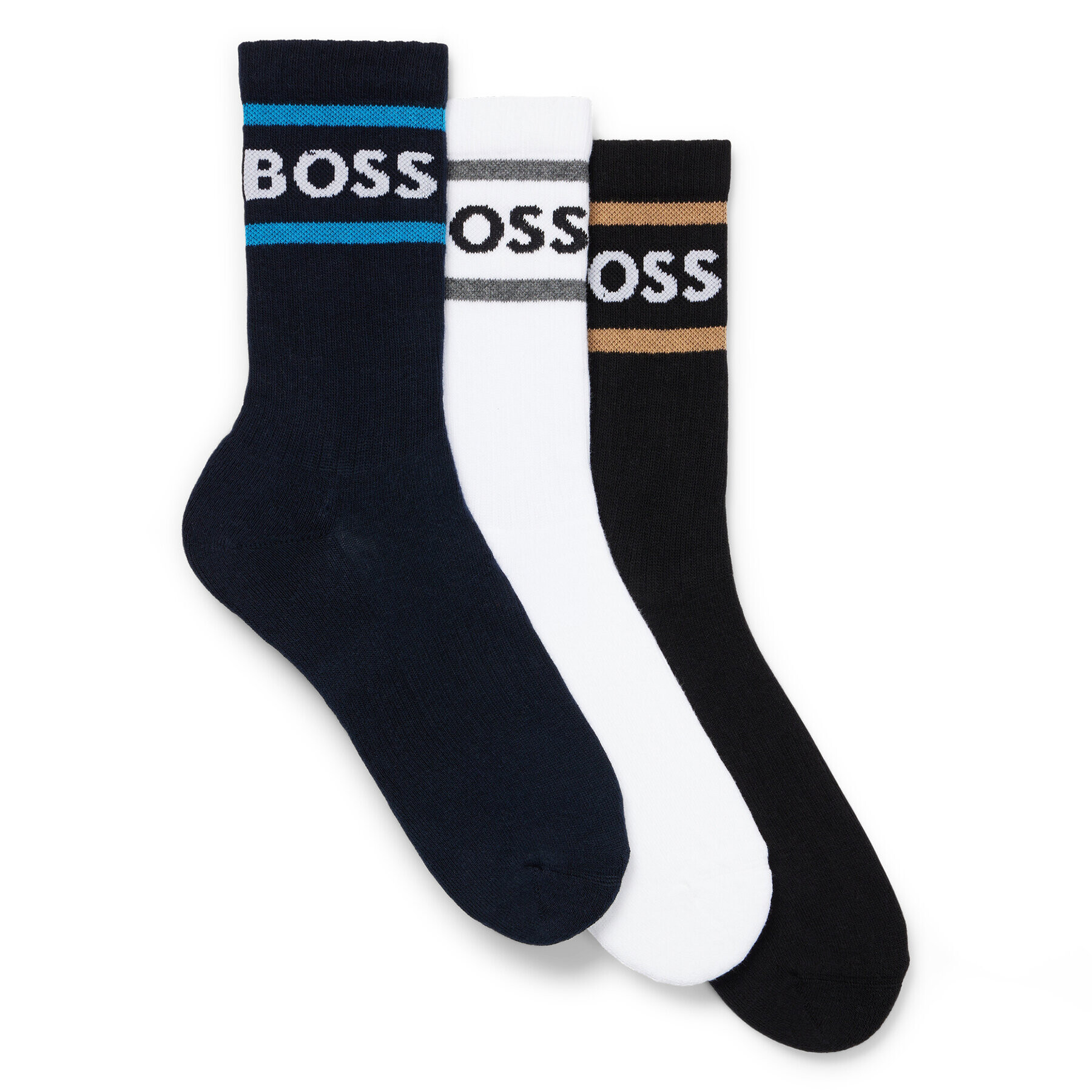 Boss Set de 3 perechi de șosete lungi pentru bărbați 50469371 Colorat - Pled.ro