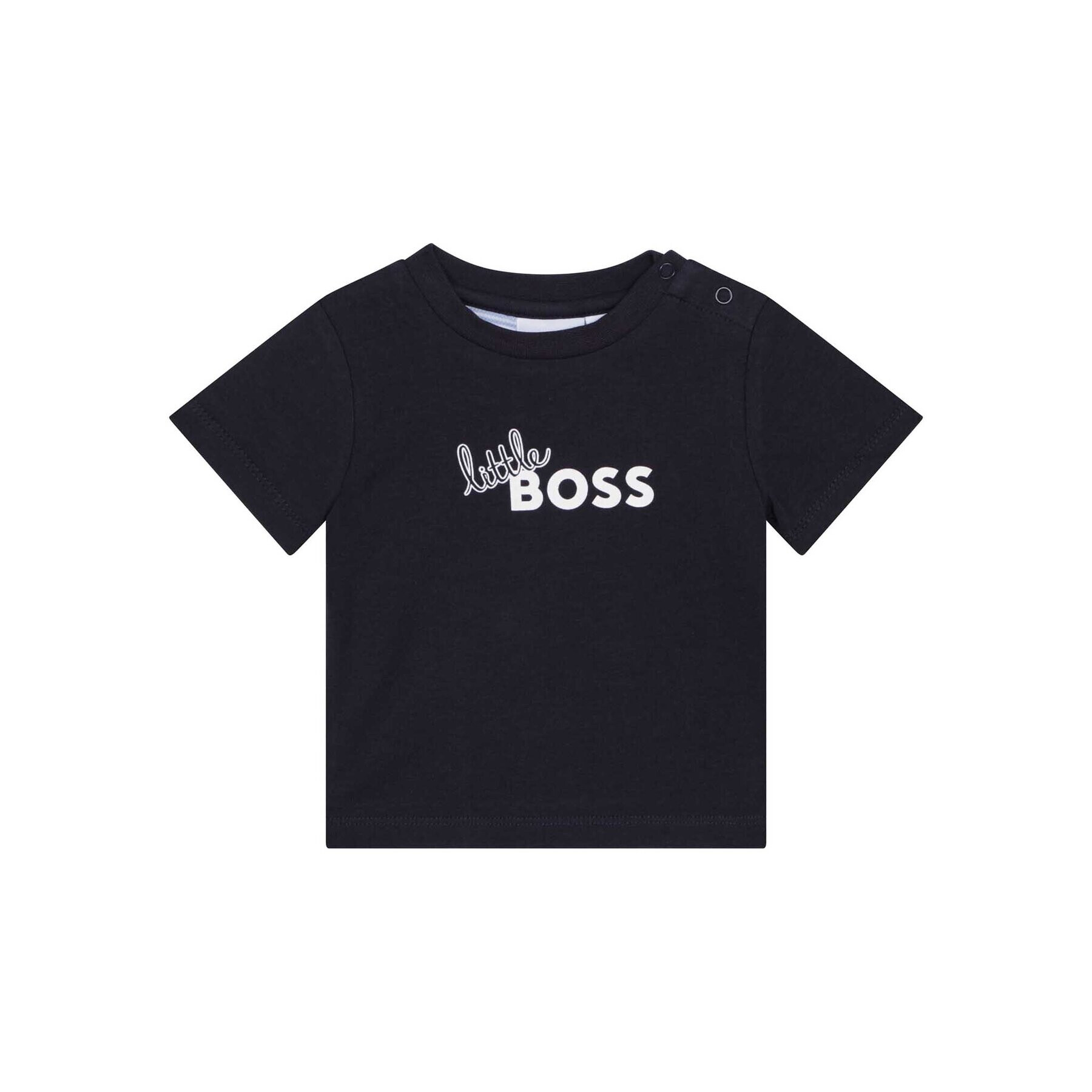 Boss Set tricou și pantaloni scurți sport J98415 Bleumarin Regular Fit - Pled.ro