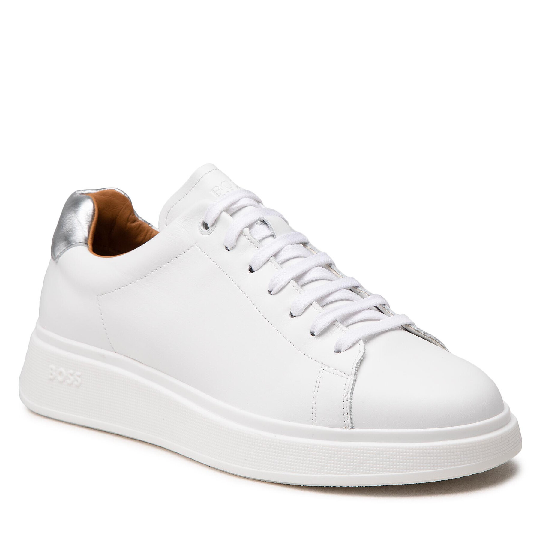 Boss Sneakers Bulton Runn 50465468 10240265 01 Alb - Pled.ro