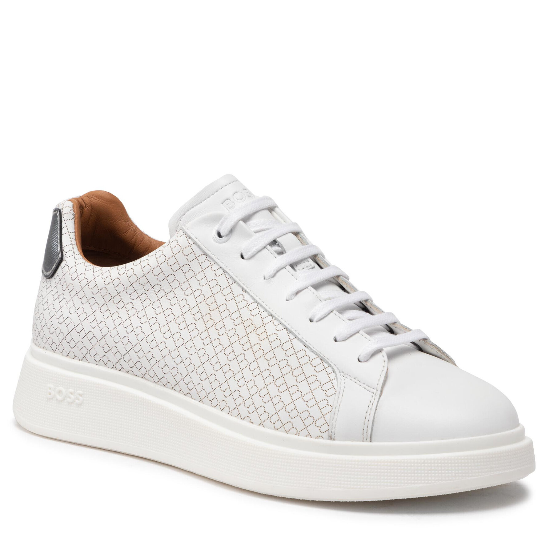 Boss Sneakers Bulton 50474463 10243280 01 Alb - Pled.ro