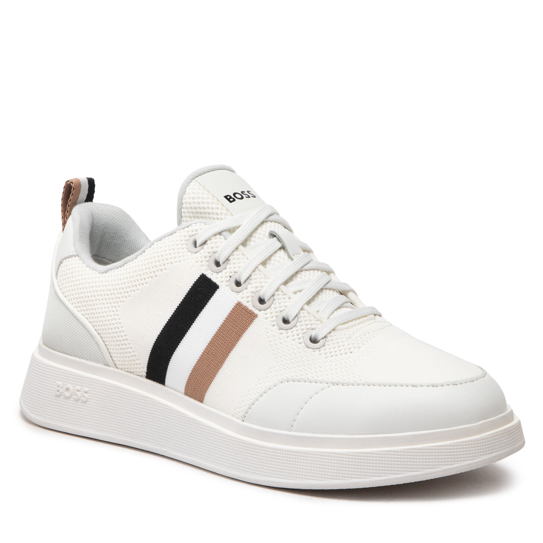 Boss Sneakers Bulton Runn 50474953 10227343 01 Alb - Pled.ro