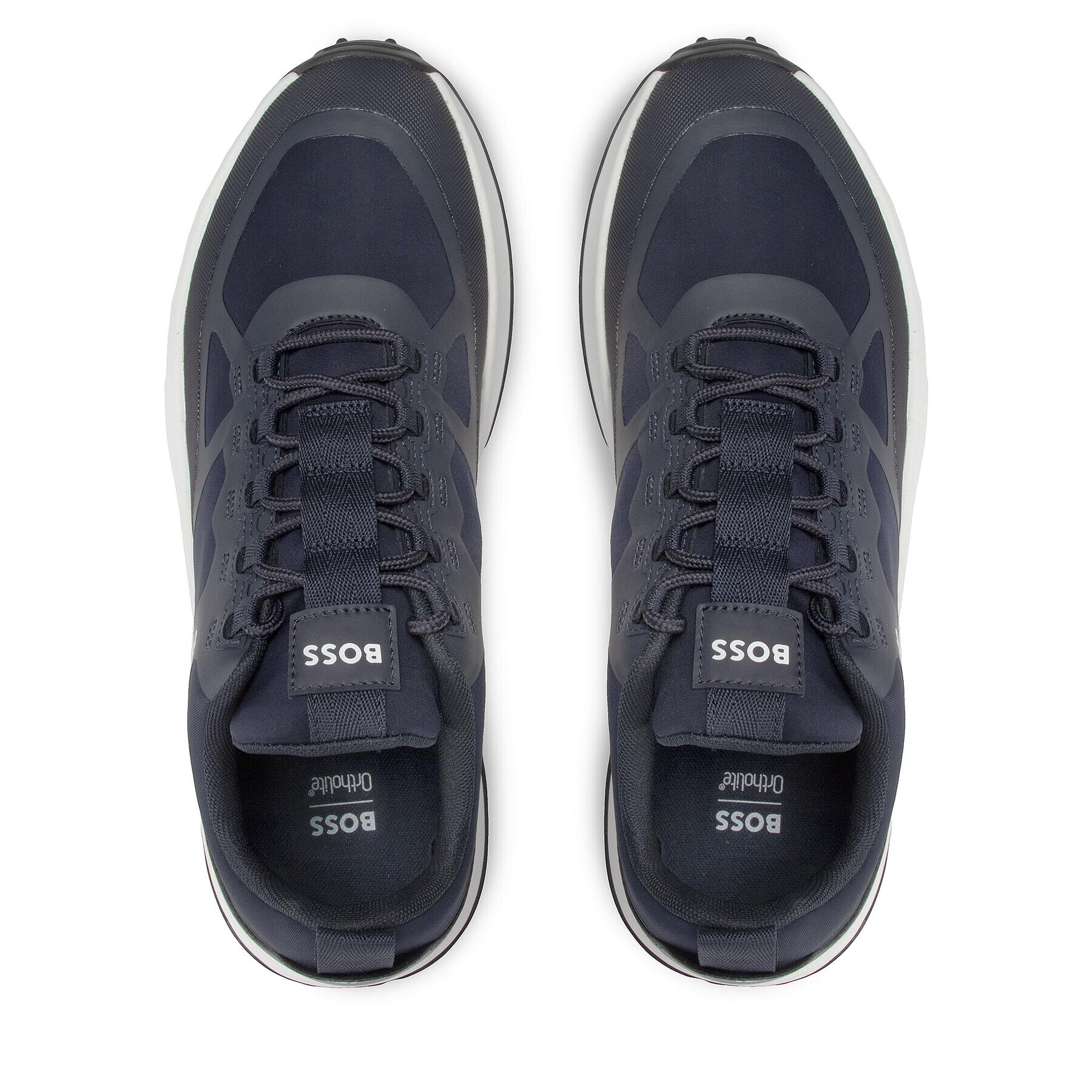 Boss Sneakers Cedric Runn 50480883 10232558 01 Negru - Pled.ro