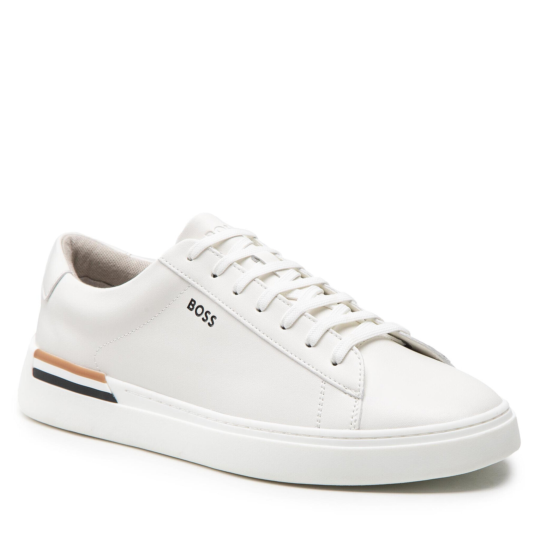 Boss Sneakers Clint 50480517 10245494 01 Alb - Pled.ro