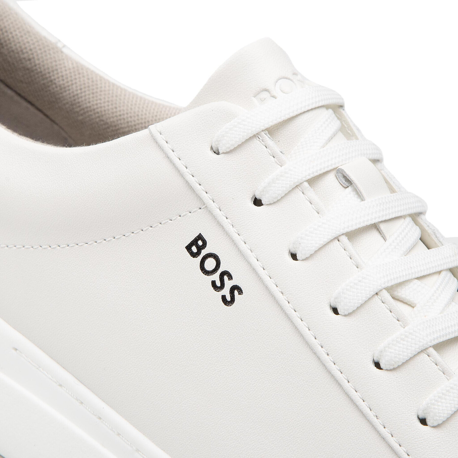 Boss Sneakers Clint 50480517 10245494 01 Alb - Pled.ro