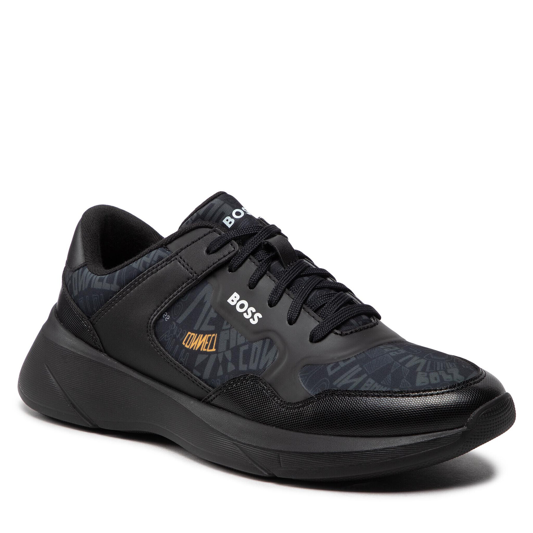 Boss Sneakers Dean Runn 50480558 10245572 01 Negru - Pled.ro