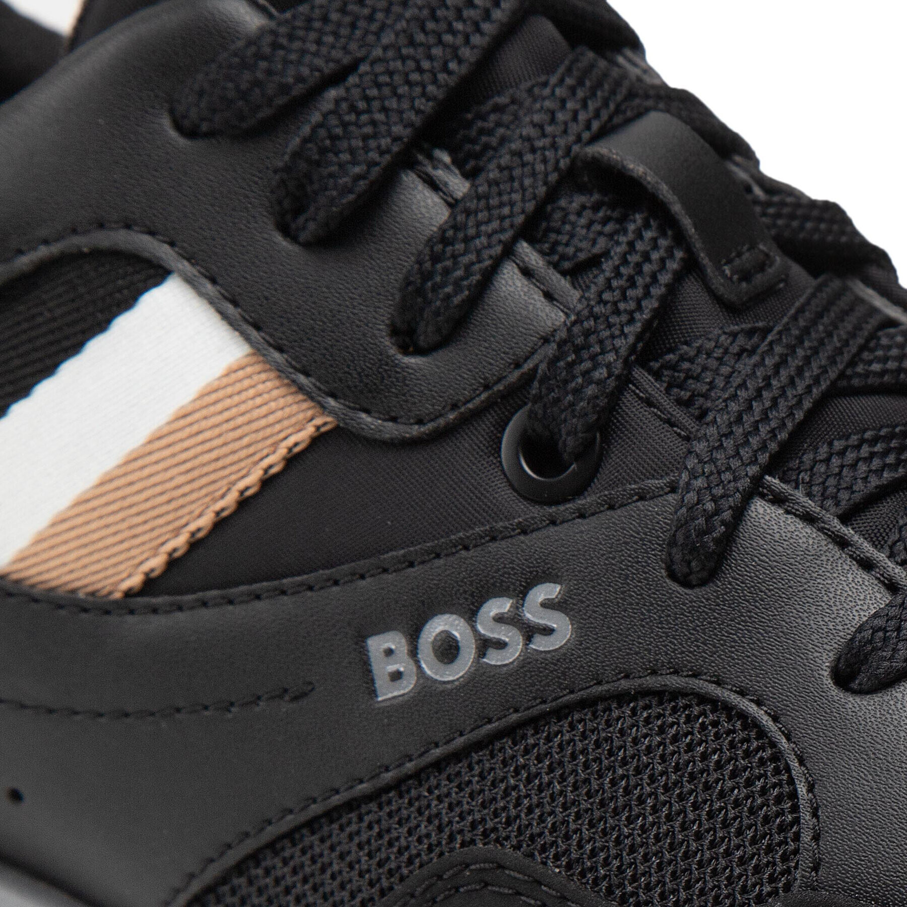 Boss Sneakers Jonah 50480546 10214652 01 Negru - Pled.ro