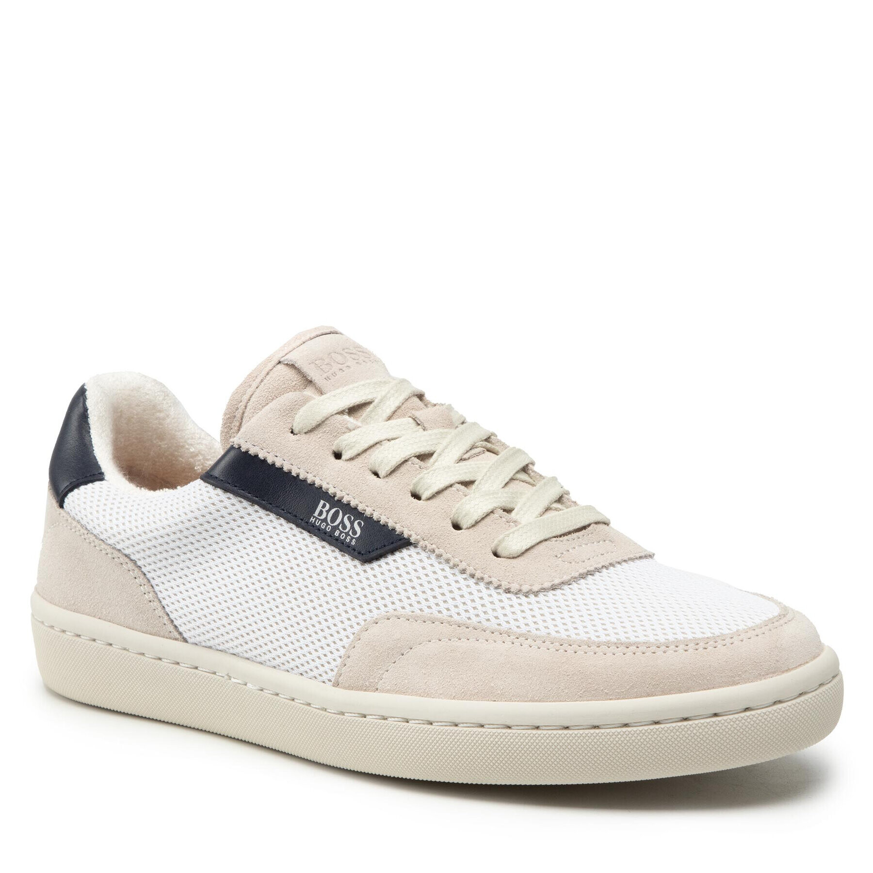 Boss Sneakers Ribeira 50464252 10239911 01 Alb - Pled.ro