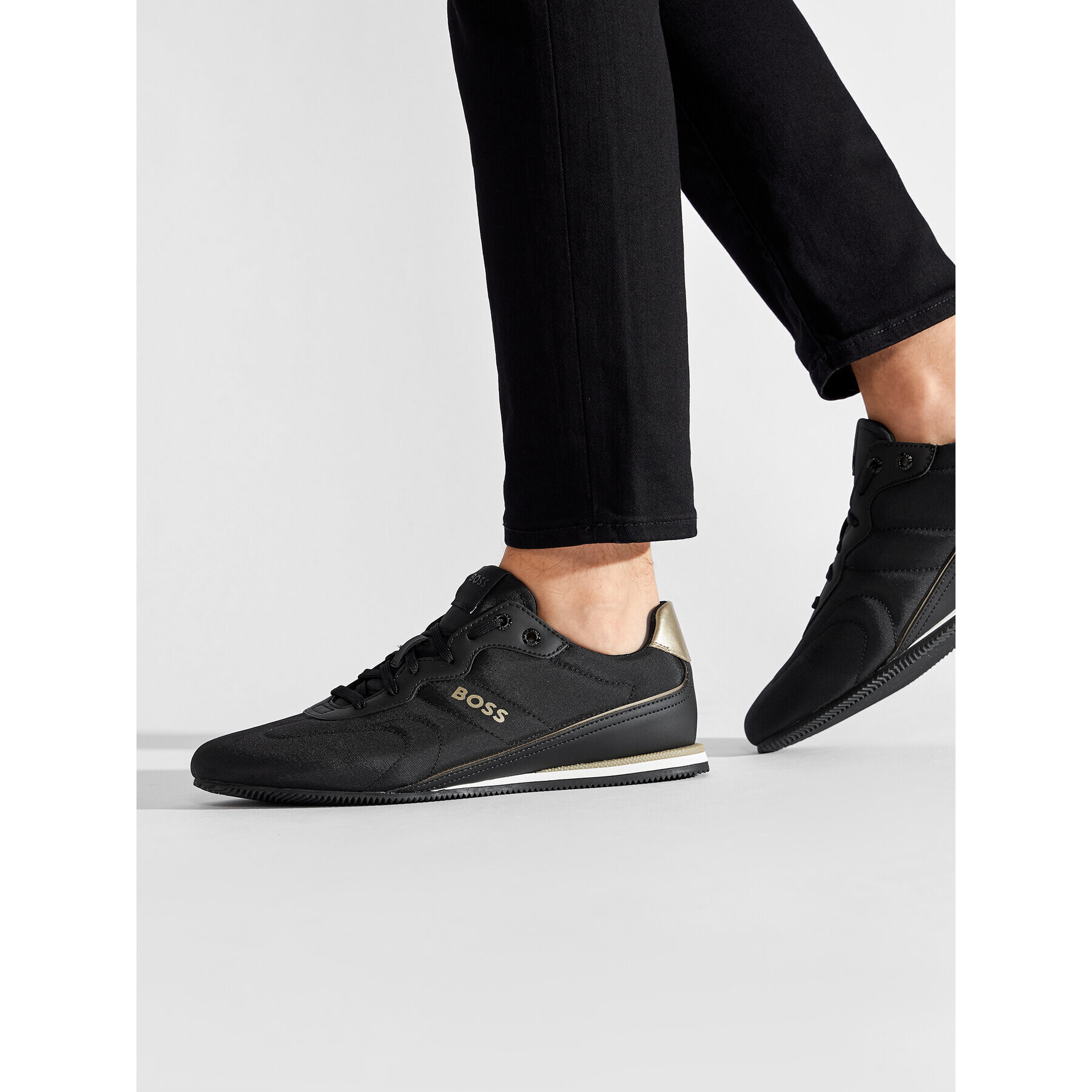 Boss Sneakers Rusham 50474760 10243344 01 Negru - Pled.ro