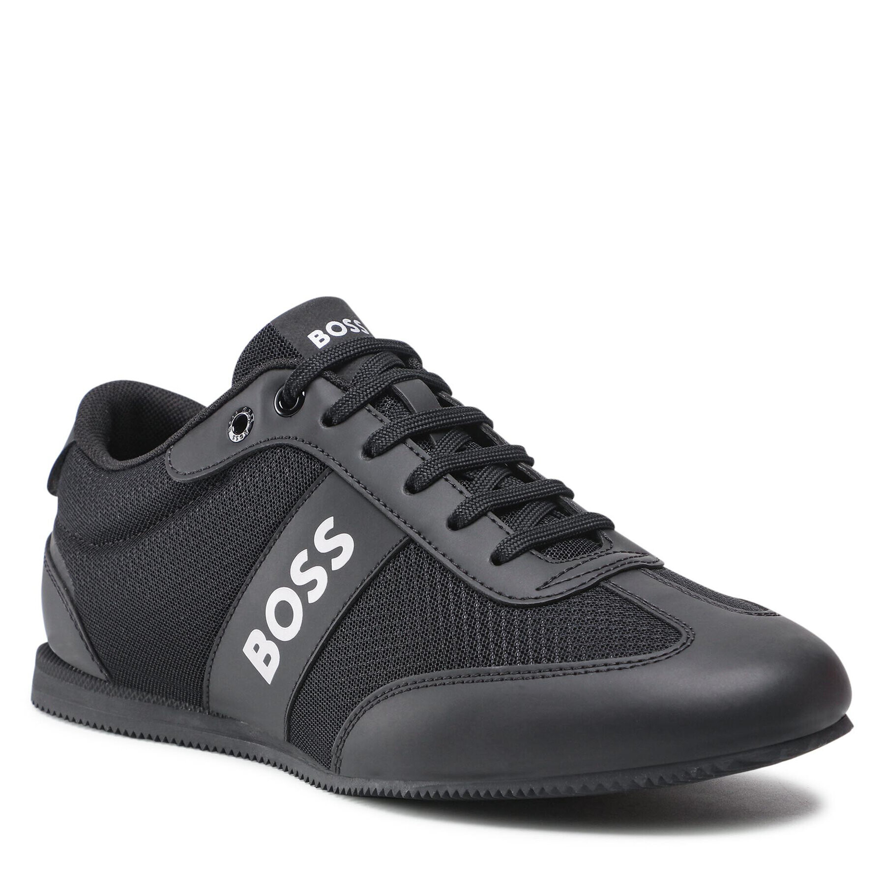 Boss Sneakers Rushman Low 50470180 10199225 01 Negru - Pled.ro