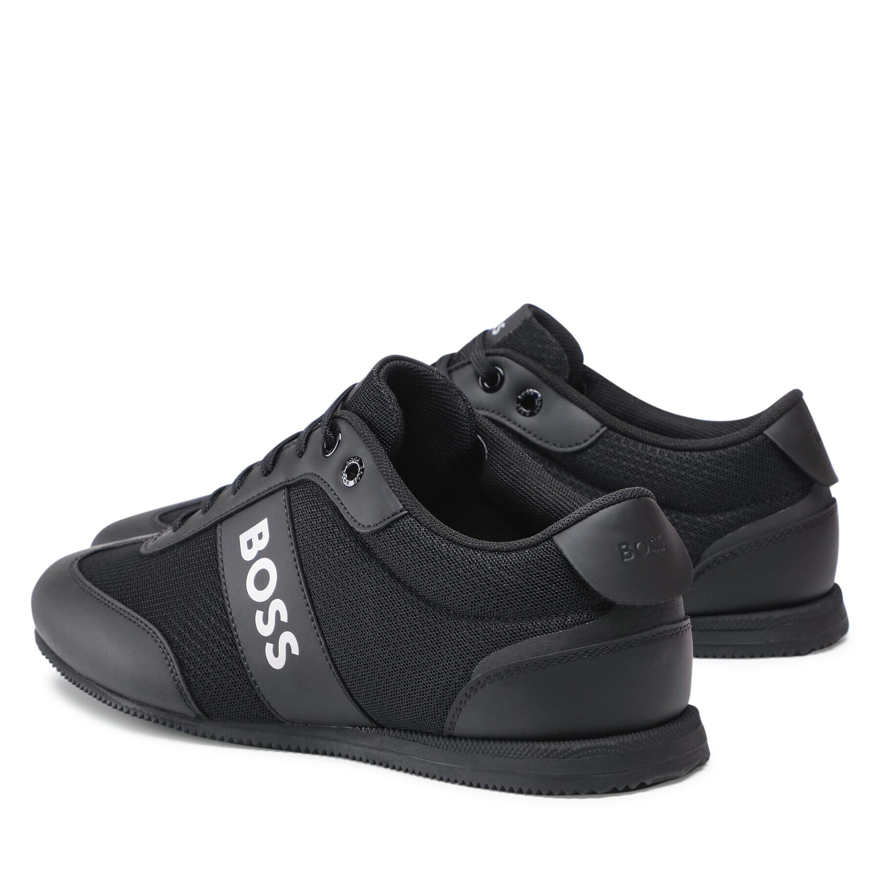 Boss Sneakers Rushman Low 50470180 10199225 01 Negru - Pled.ro