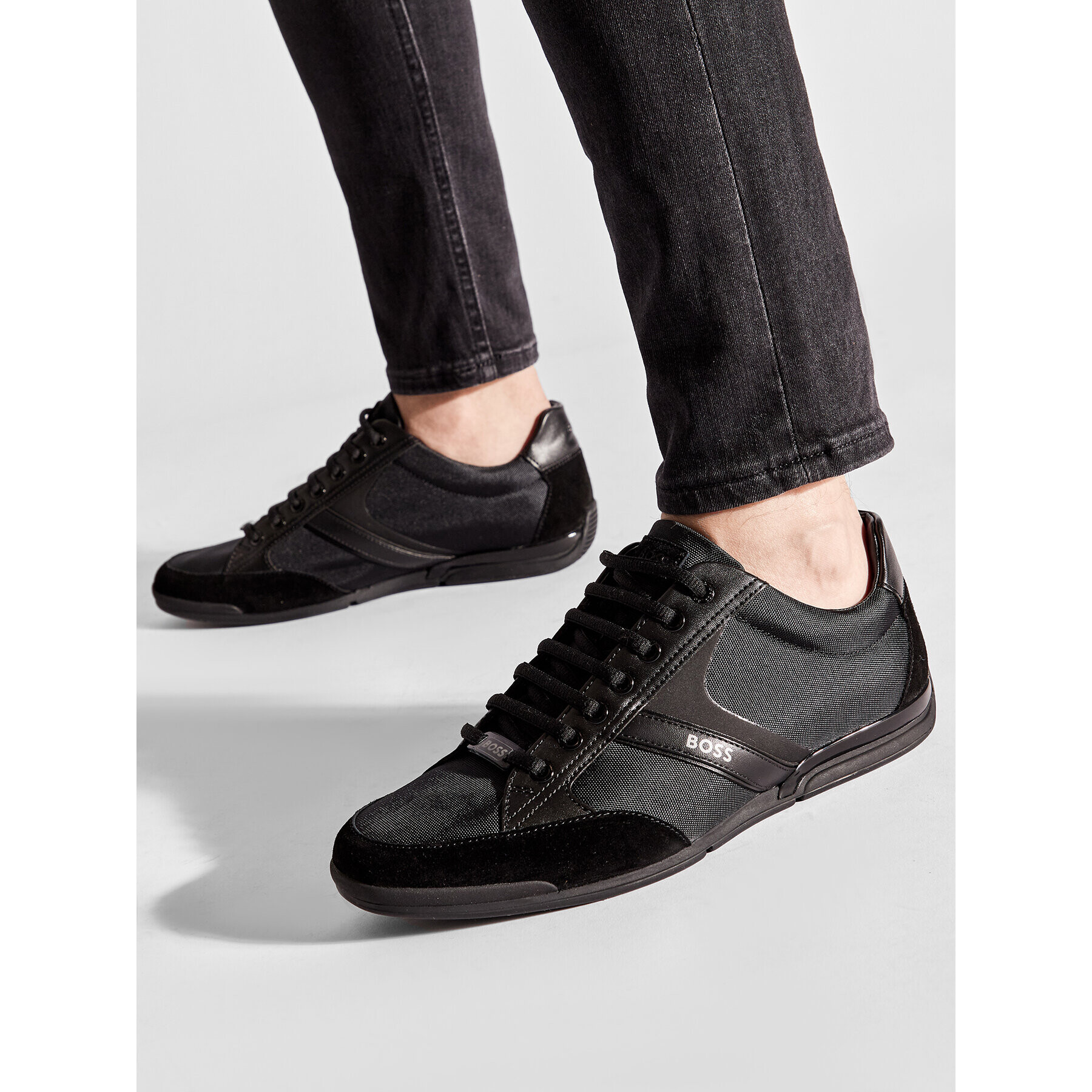 Boss Sneakers Saturn 50471235 10216105 01 Negru - Pled.ro