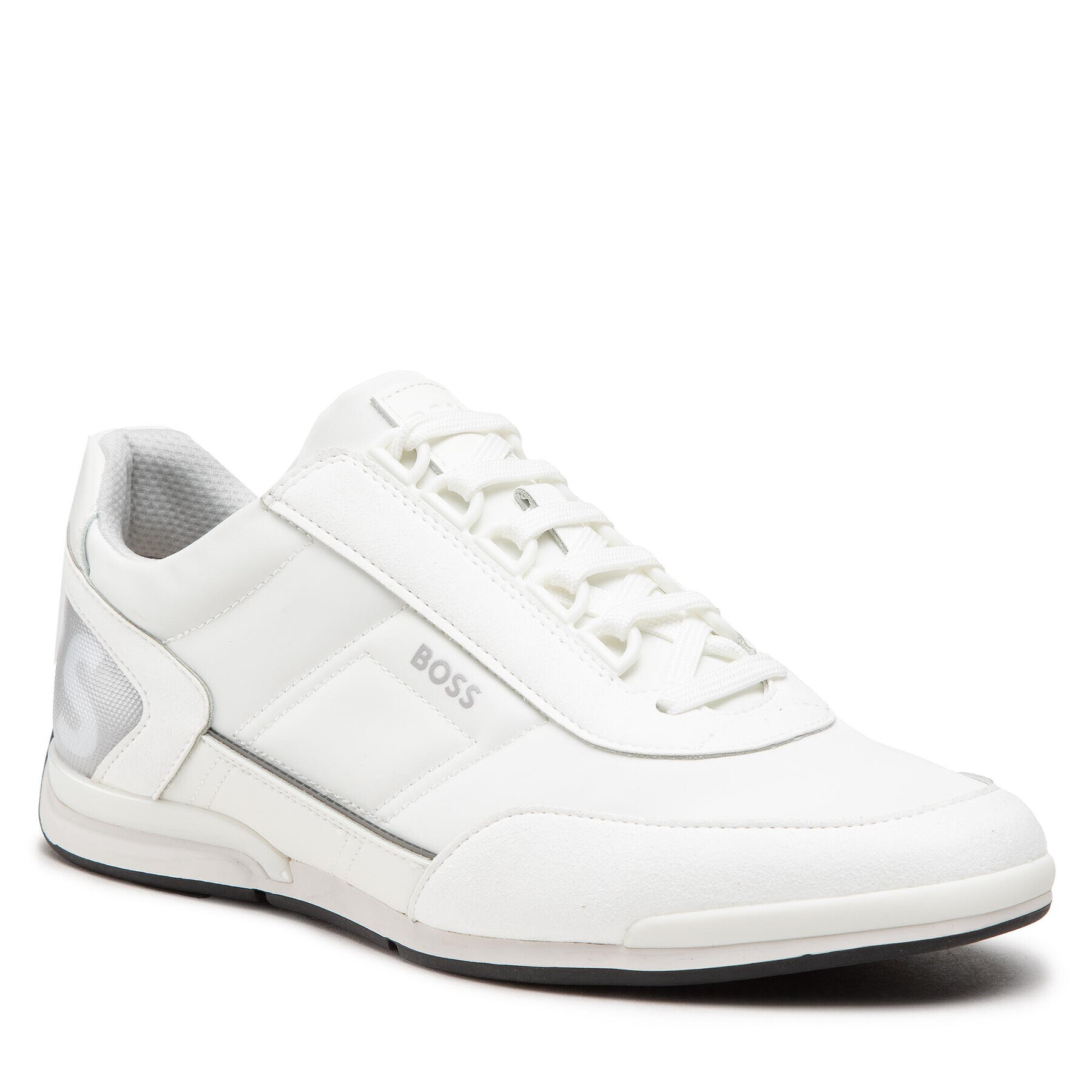 Boss Sneakers Saturn 50474872 10243983 01 Alb - Pled.ro