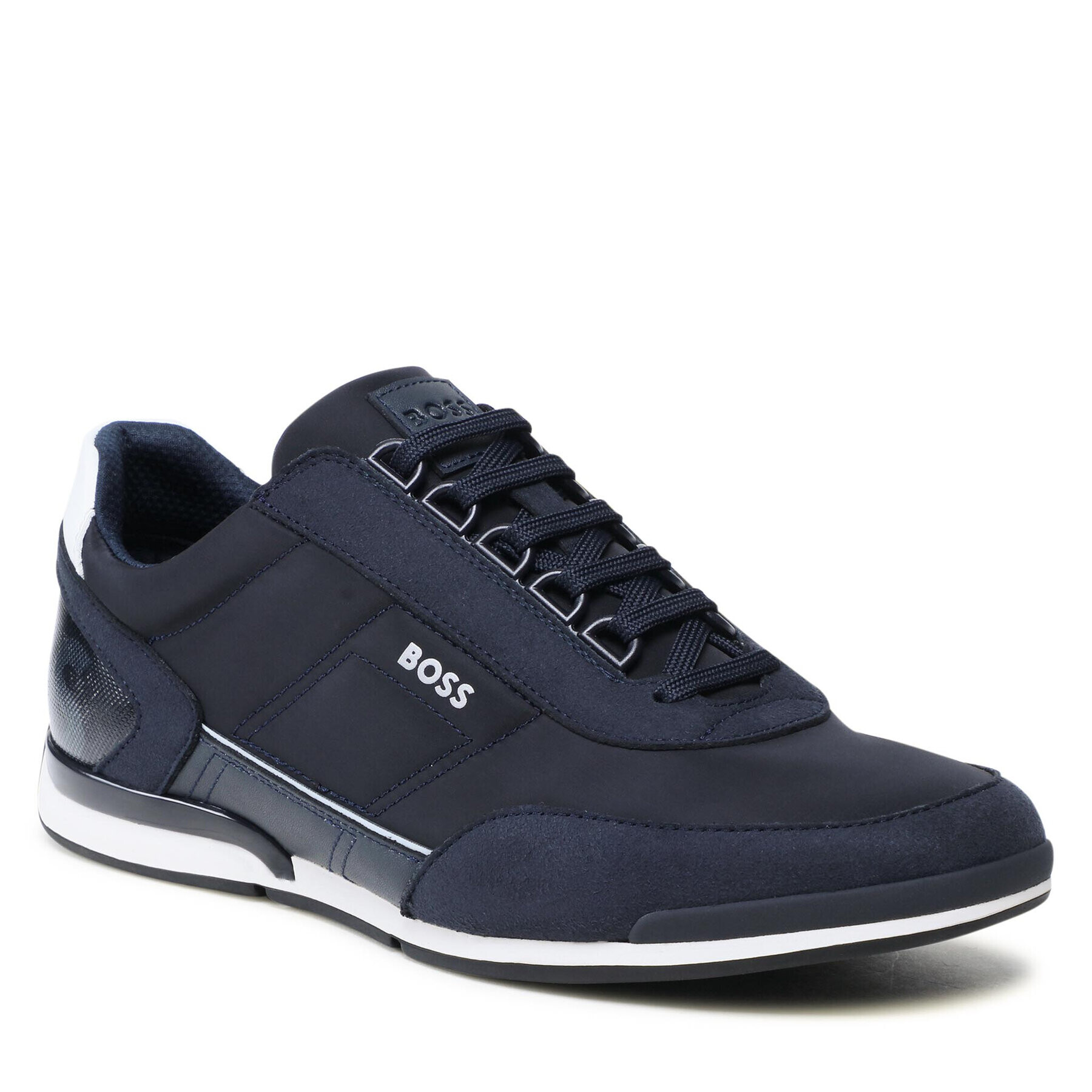 Boss Sneakers Saturn Lowp 50474872 10243983 01 Bleumarin - Pled.ro