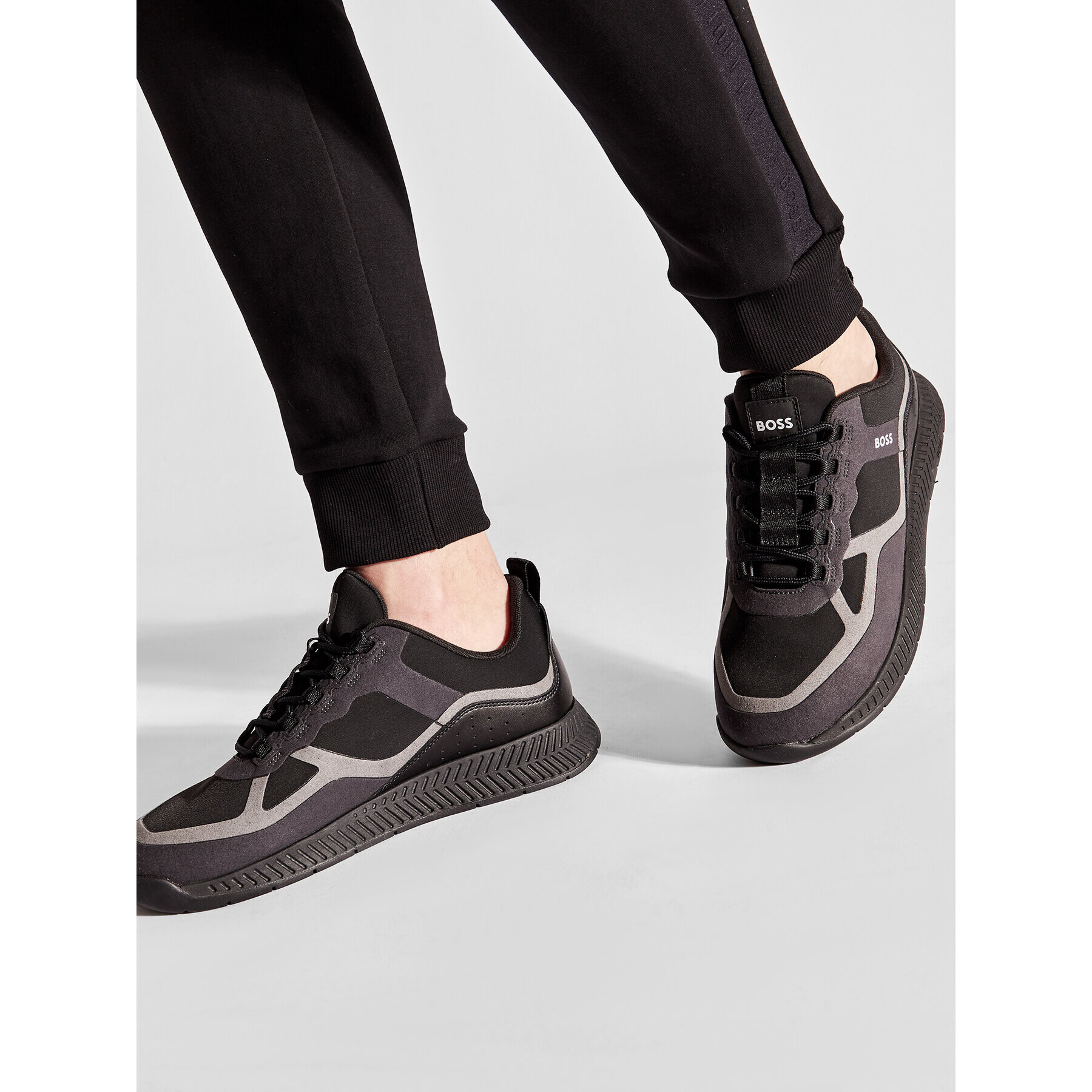 Boss Sneakers Titanium Runn 50470621 Negru - Pled.ro