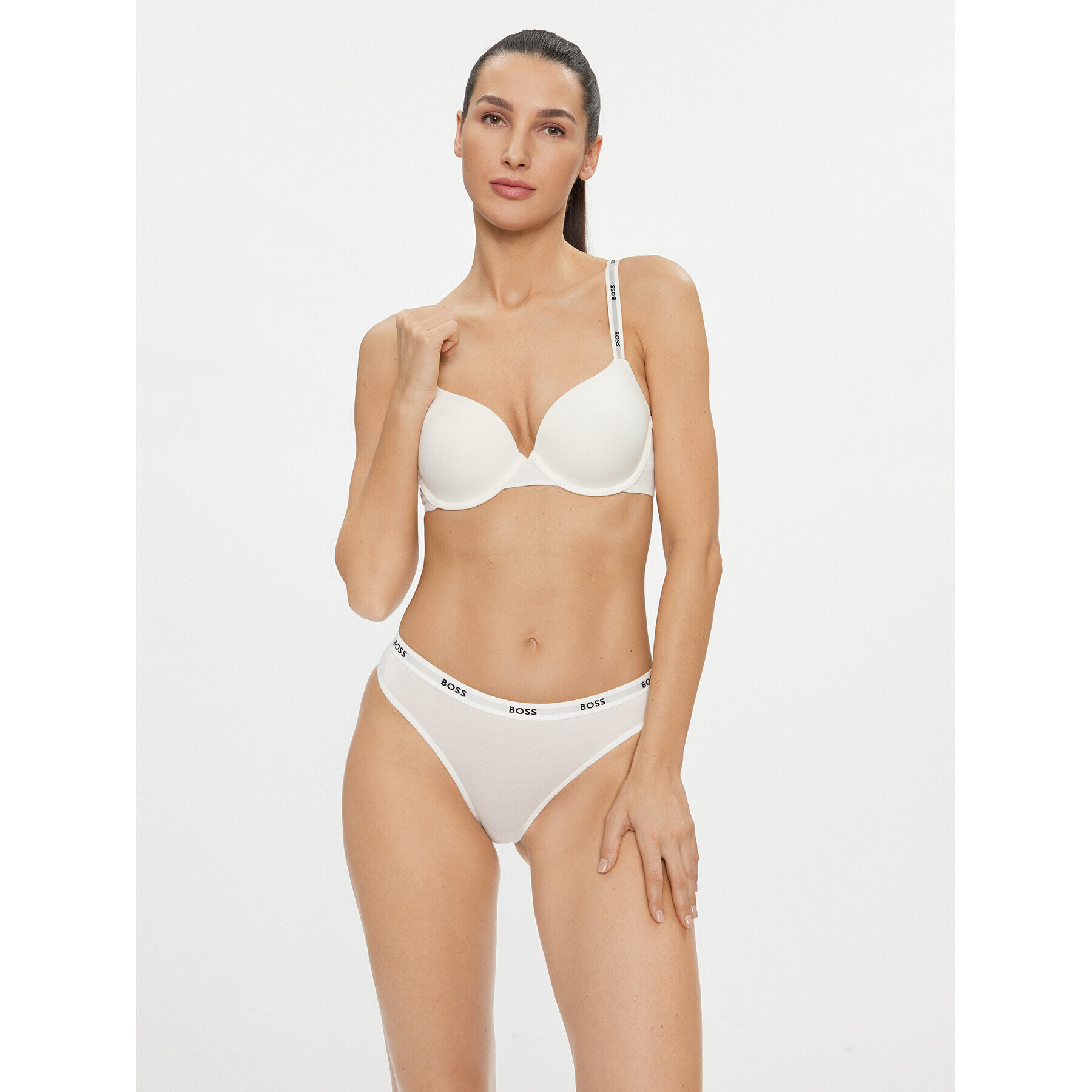 Boss Sutien cu armătură 50502738 Alb - Pled.ro