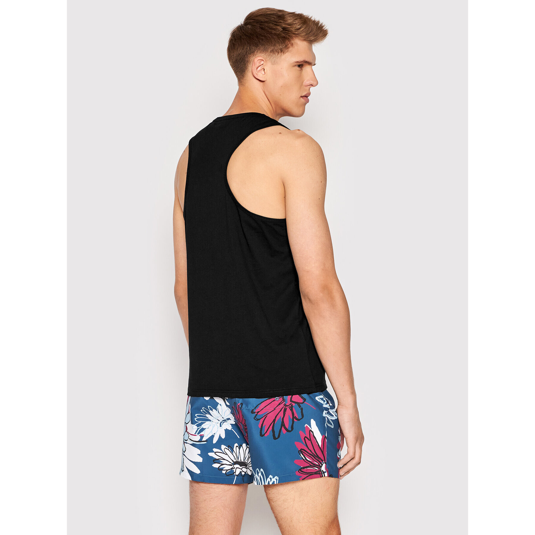 Boss Tank top Beach 50469301 Negru Regular Fit - Pled.ro