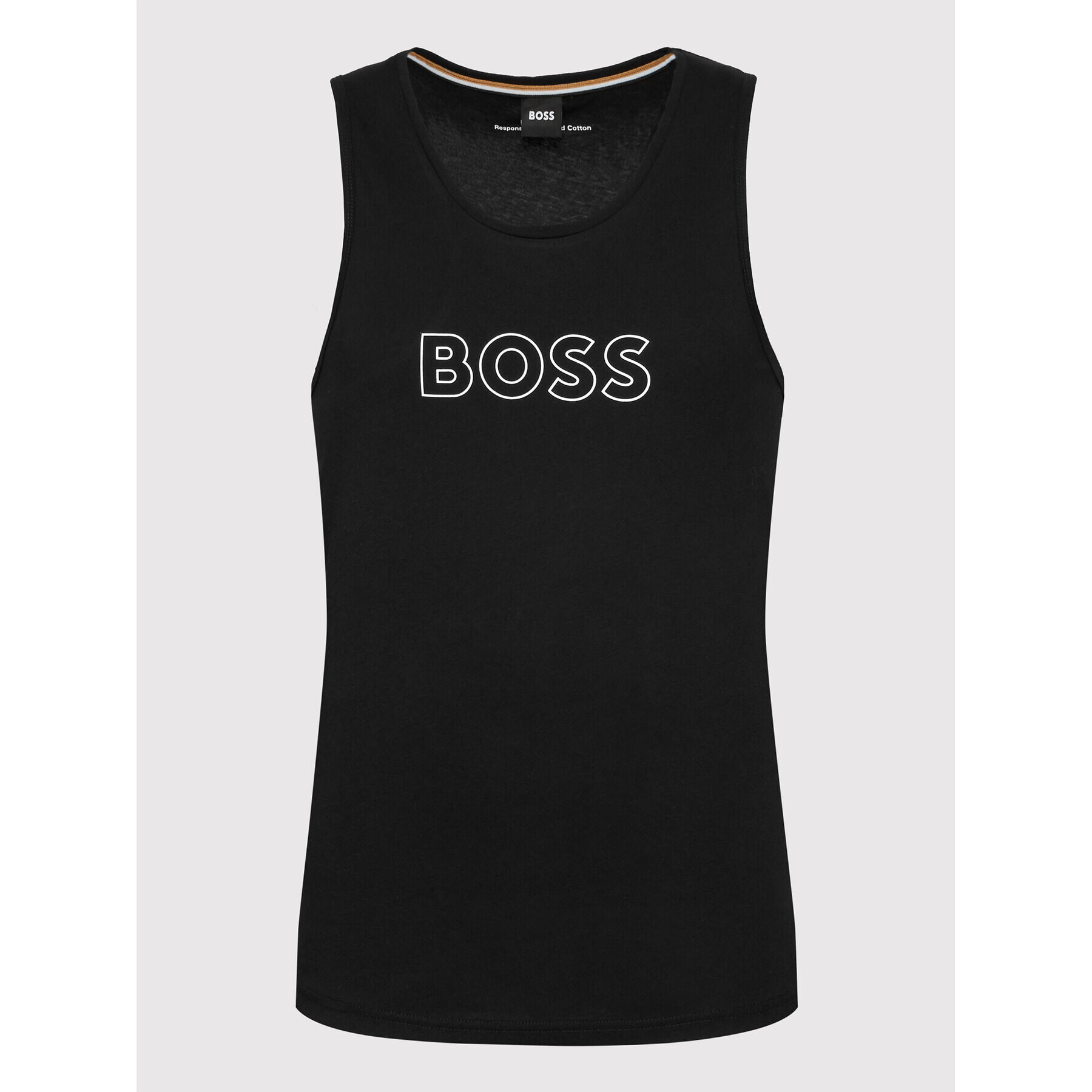 Boss Tank top Beach 50469301 Negru Regular Fit - Pled.ro