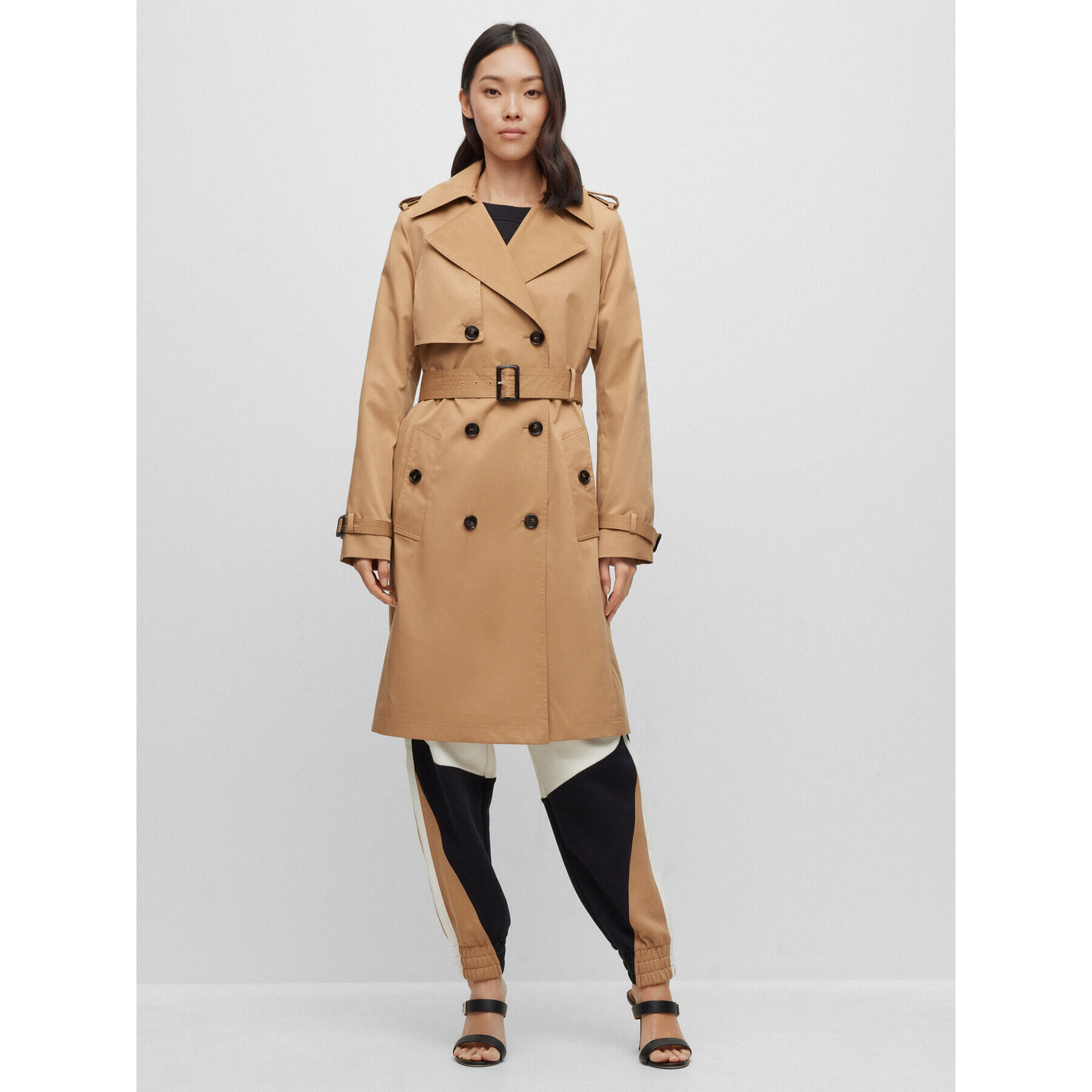 Boss Trench 50489115 Bej Regular Fit - Pled.ro