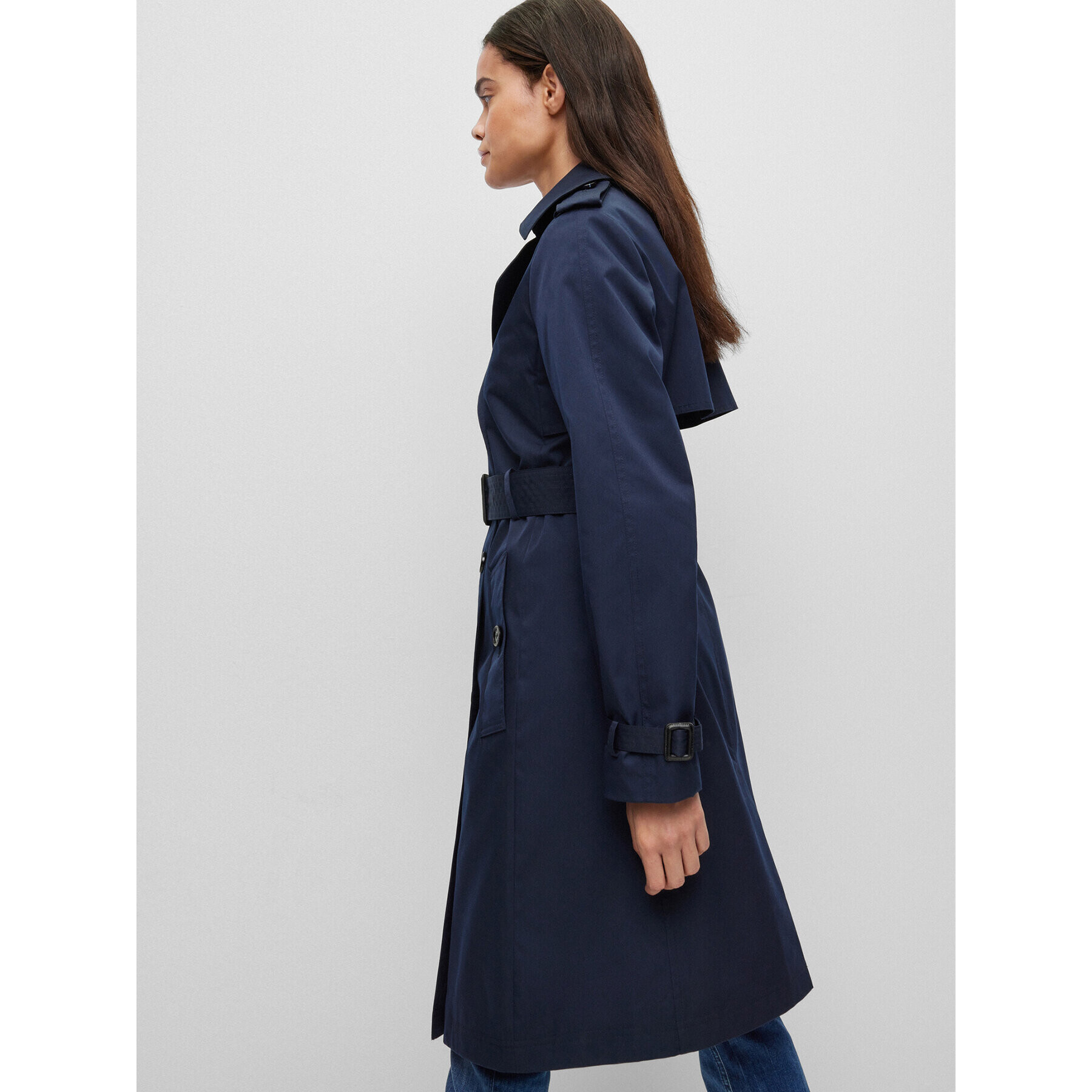 Boss Trench 50489115 Bleumarin Regular Fit - Pled.ro