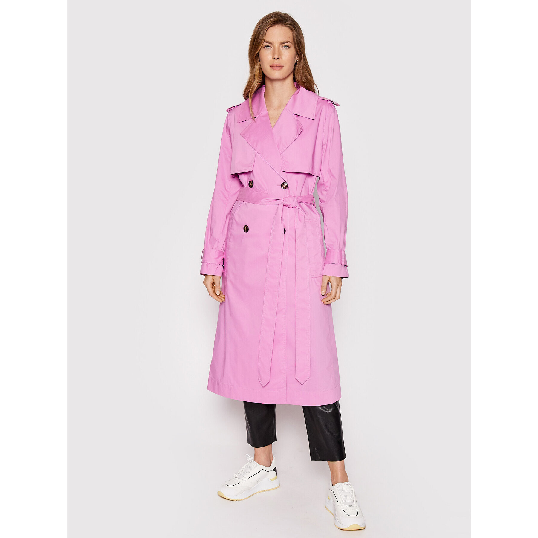 Boss Trench Cacargo 50472139 Violet Regular Fit - Pled.ro