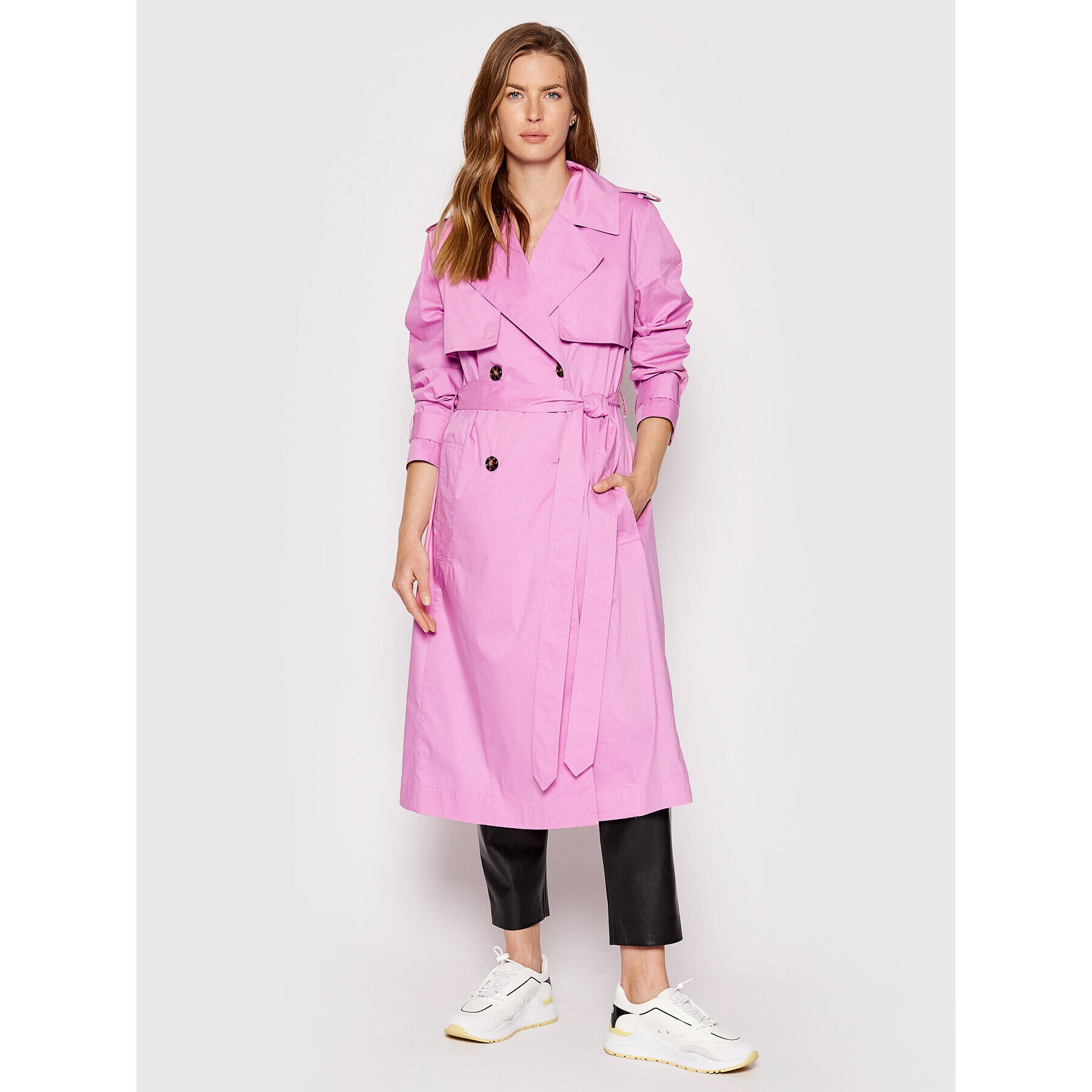 Boss Trench Cacargo 50472139 Violet Regular Fit - Pled.ro