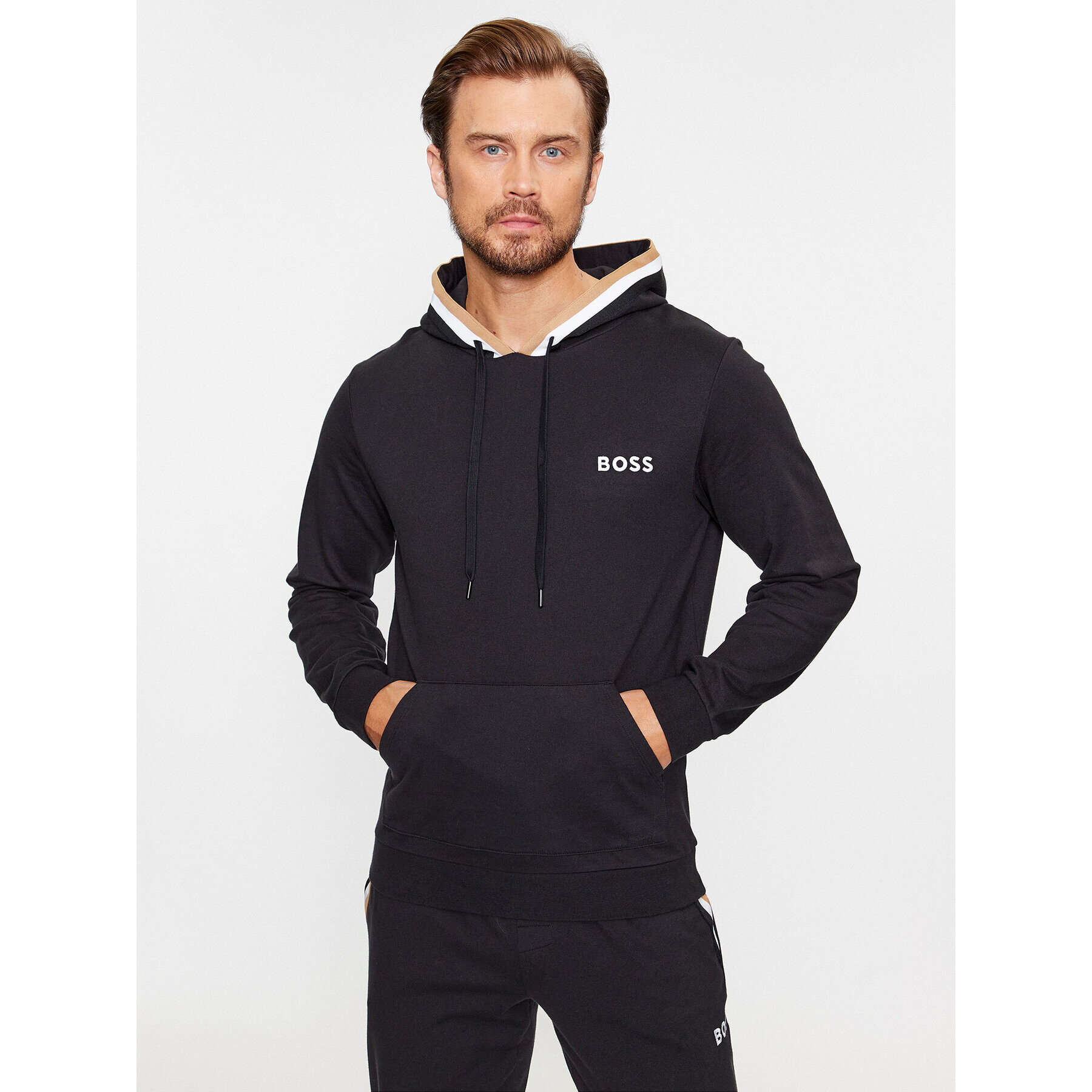 Boss Trening 50501779 Negru Regular Fit - Pled.ro