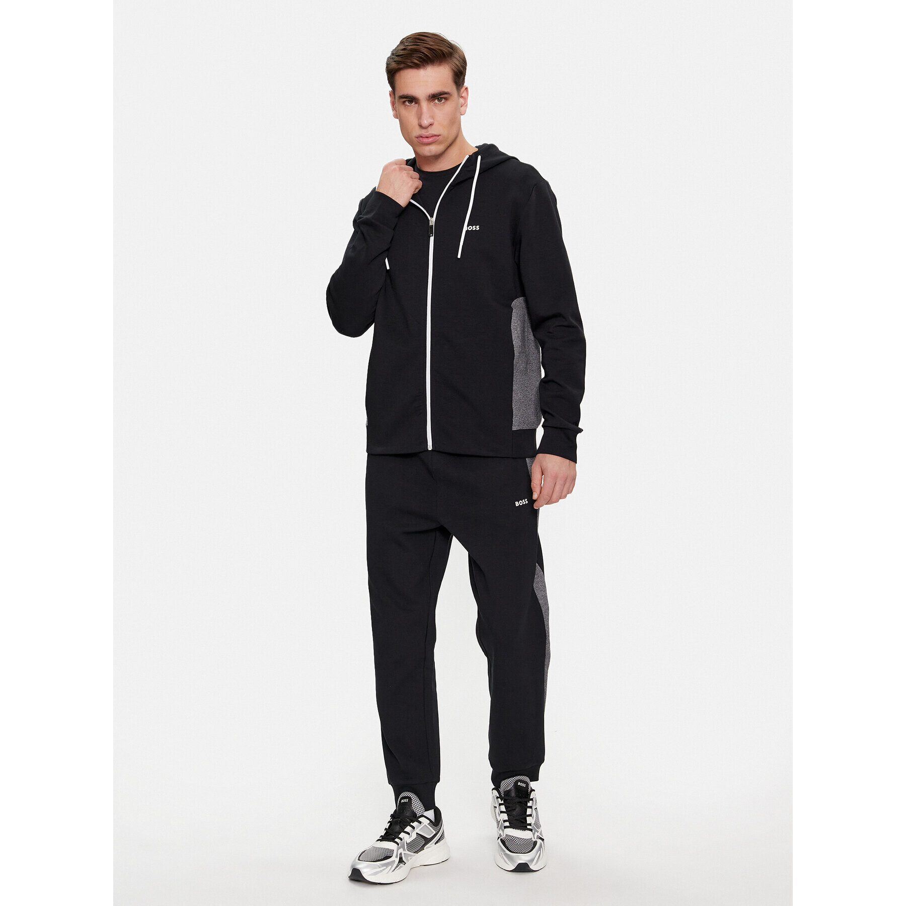 Boss Trening Tracksuit Set 50506320 Negru Regular Fit - Pled.ro