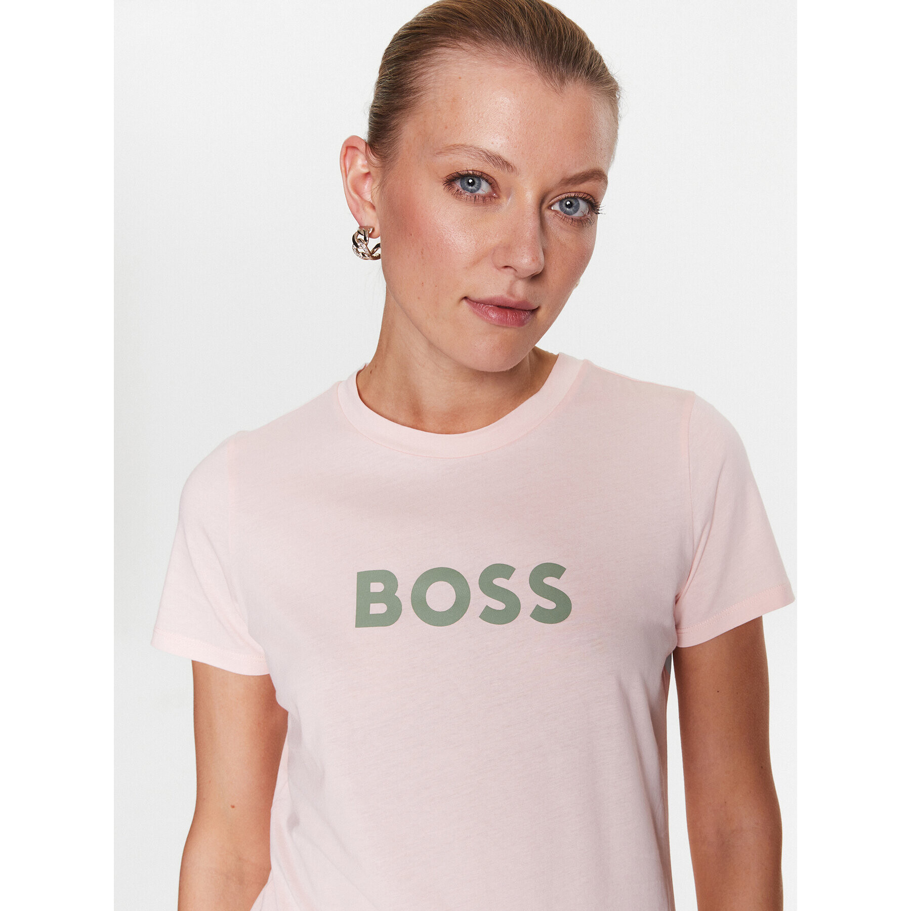 Boss Tricou 50468356 Roz Regular Fit - Pled.ro