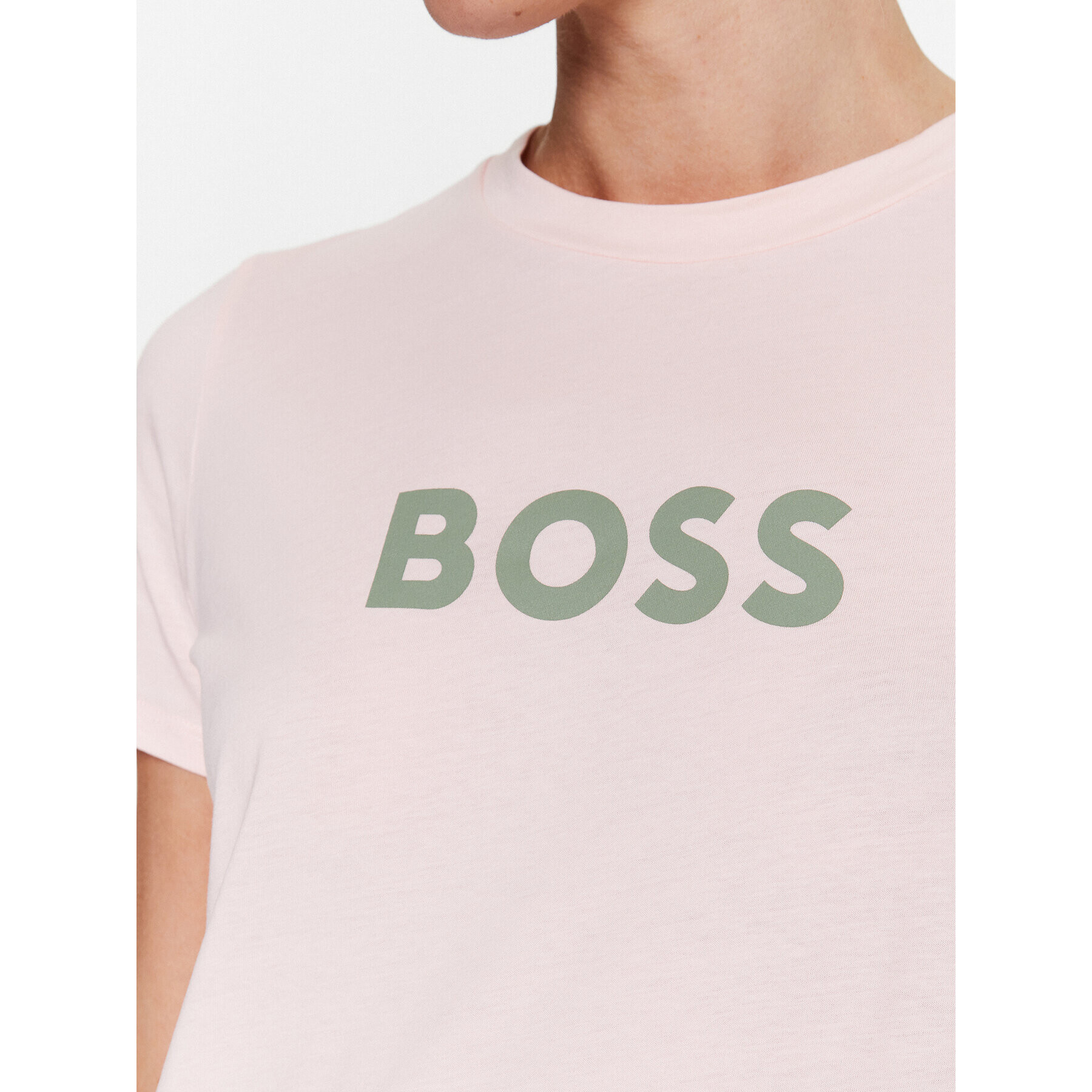 Boss Tricou 50468356 Roz Regular Fit - Pled.ro