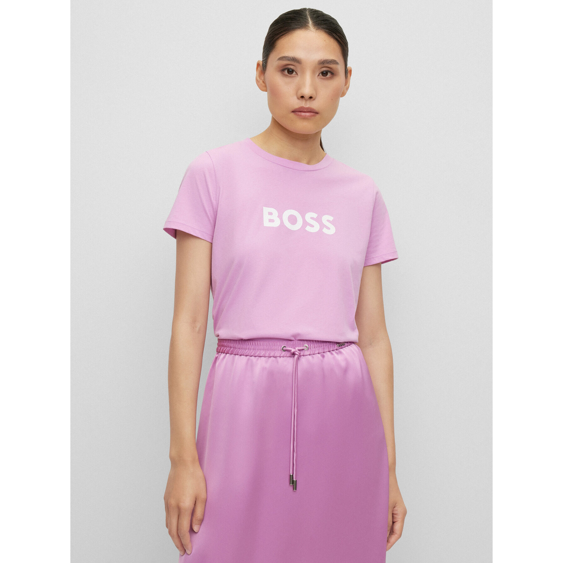 Boss Tricou 50468356 Roz Regular Fit - Pled.ro