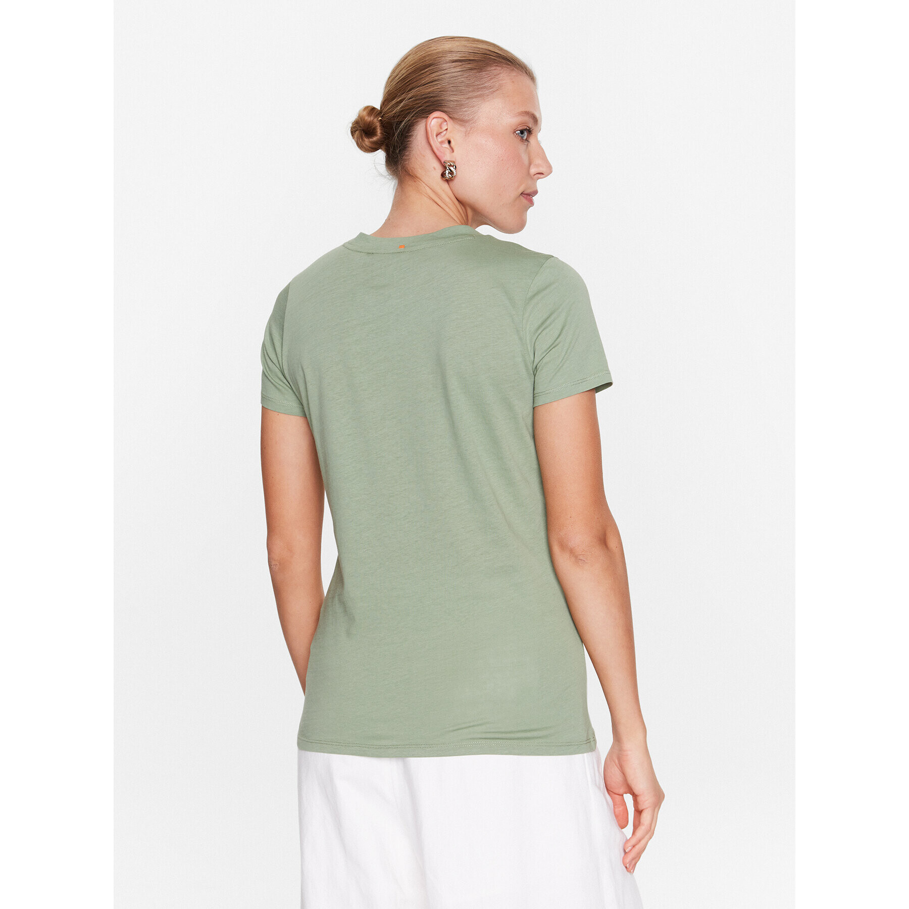 Boss Tricou 50468356 Verde Regular Fit - Pled.ro