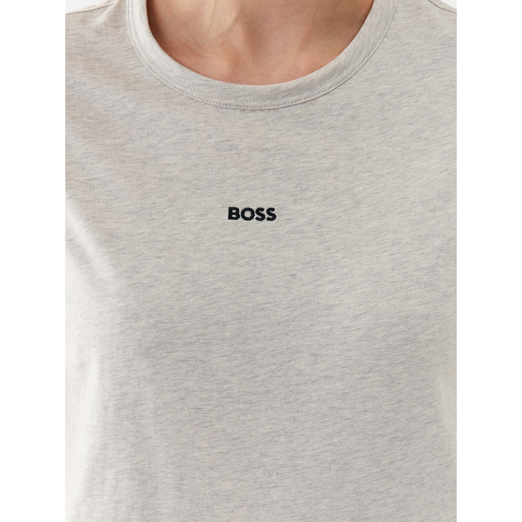 Boss Tricou 50490018 Gri Slim Fit - Pled.ro