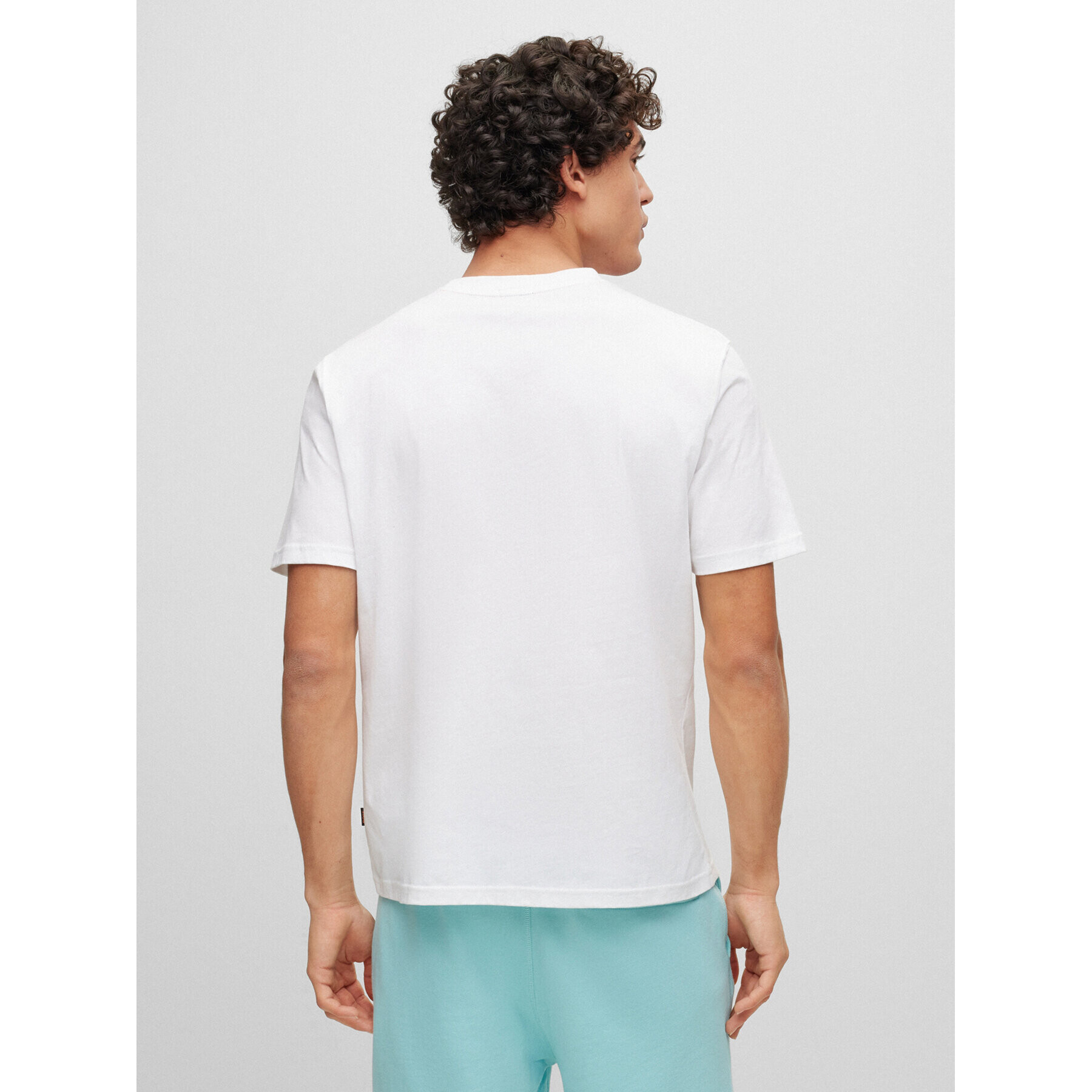 Boss Tricou 50491718 Alb Relaxed Fit - Pled.ro