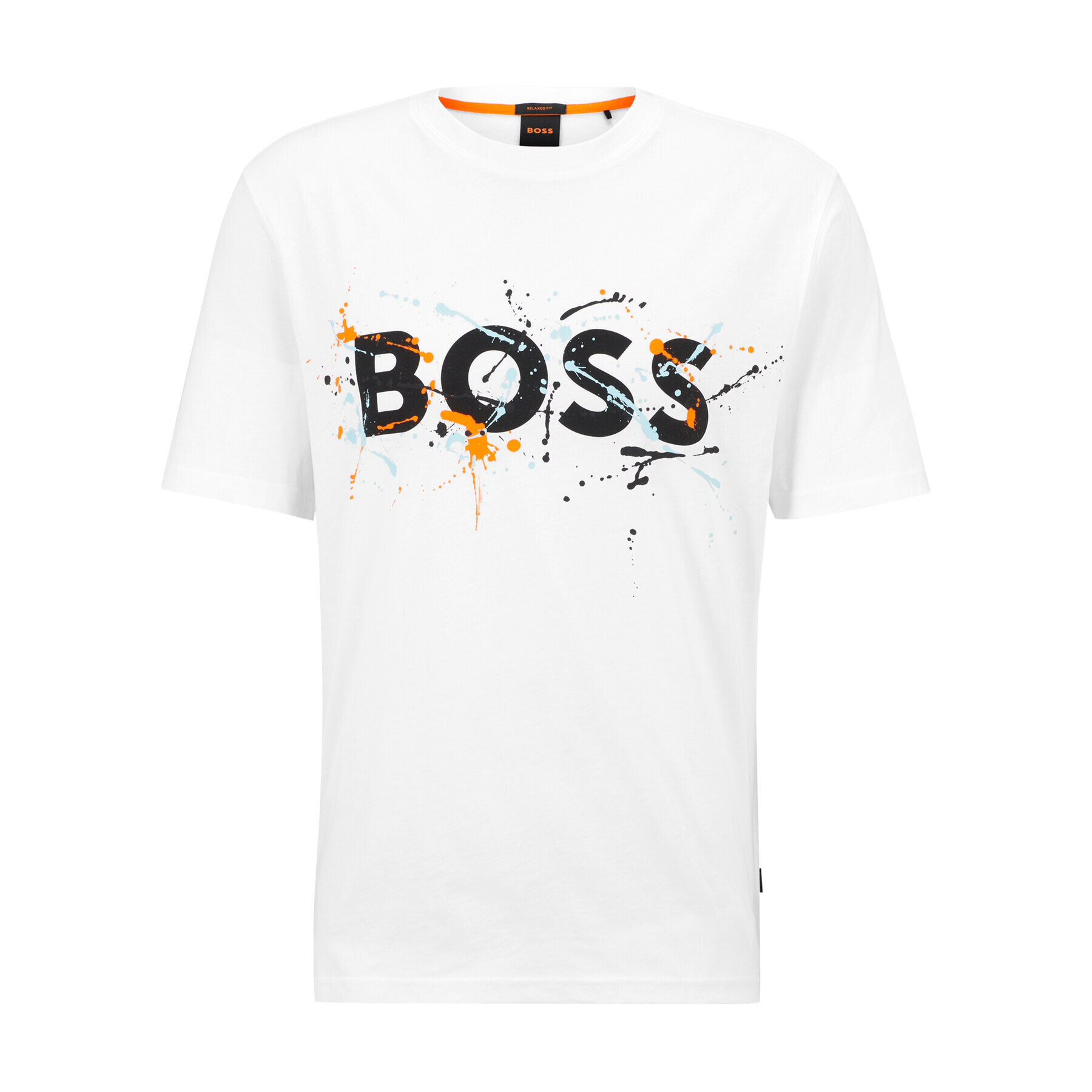 Boss Tricou 50491718 Alb Relaxed Fit - Pled.ro