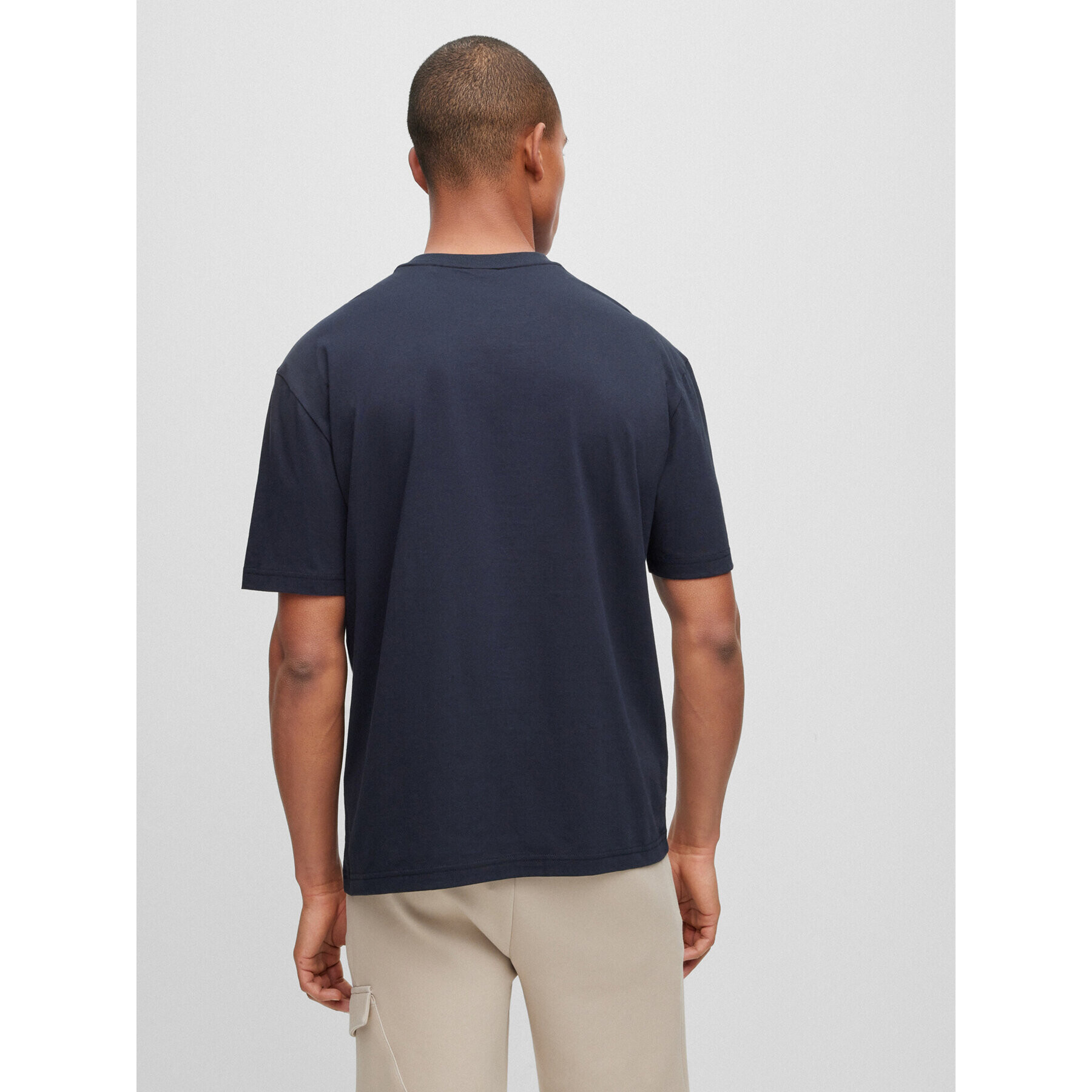 Boss Tricou 50495876 Bleumarin Regular Fit - Pled.ro