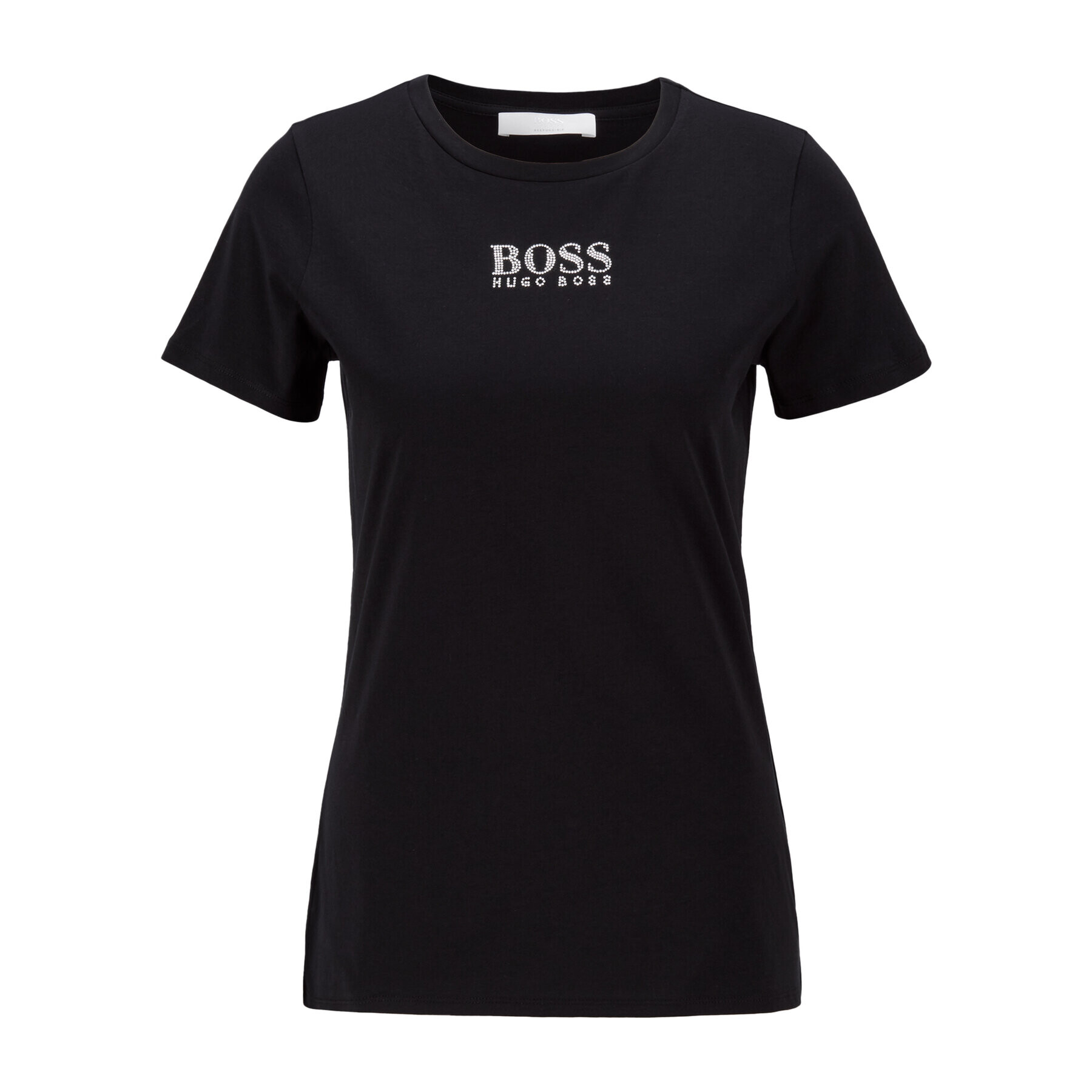 Boss Tricou C_Eloga 50442515 Negru Regular Fit - Pled.ro