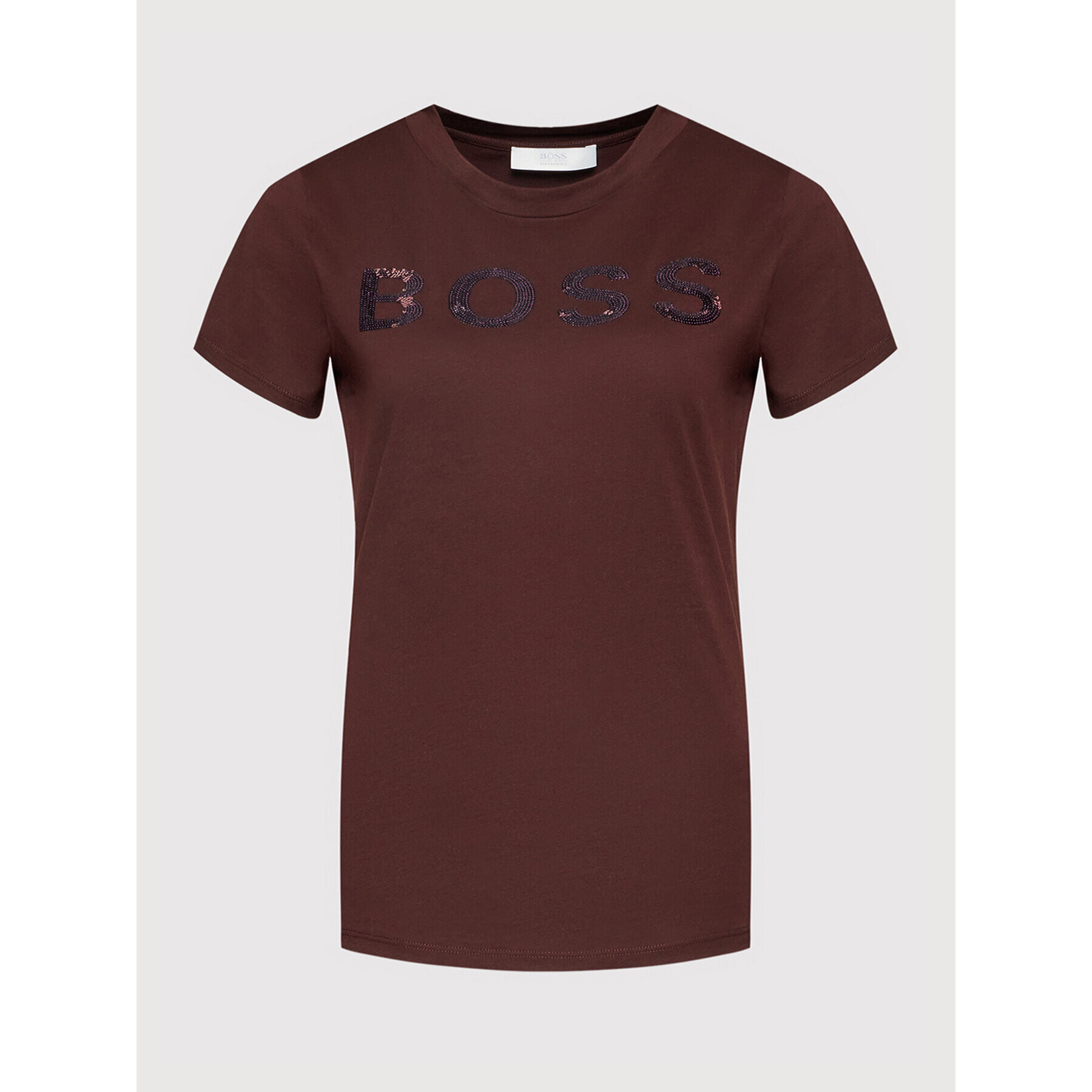 Boss Tricou C_Elogo_4 50464505 Vișiniu Regular Fit - Pled.ro