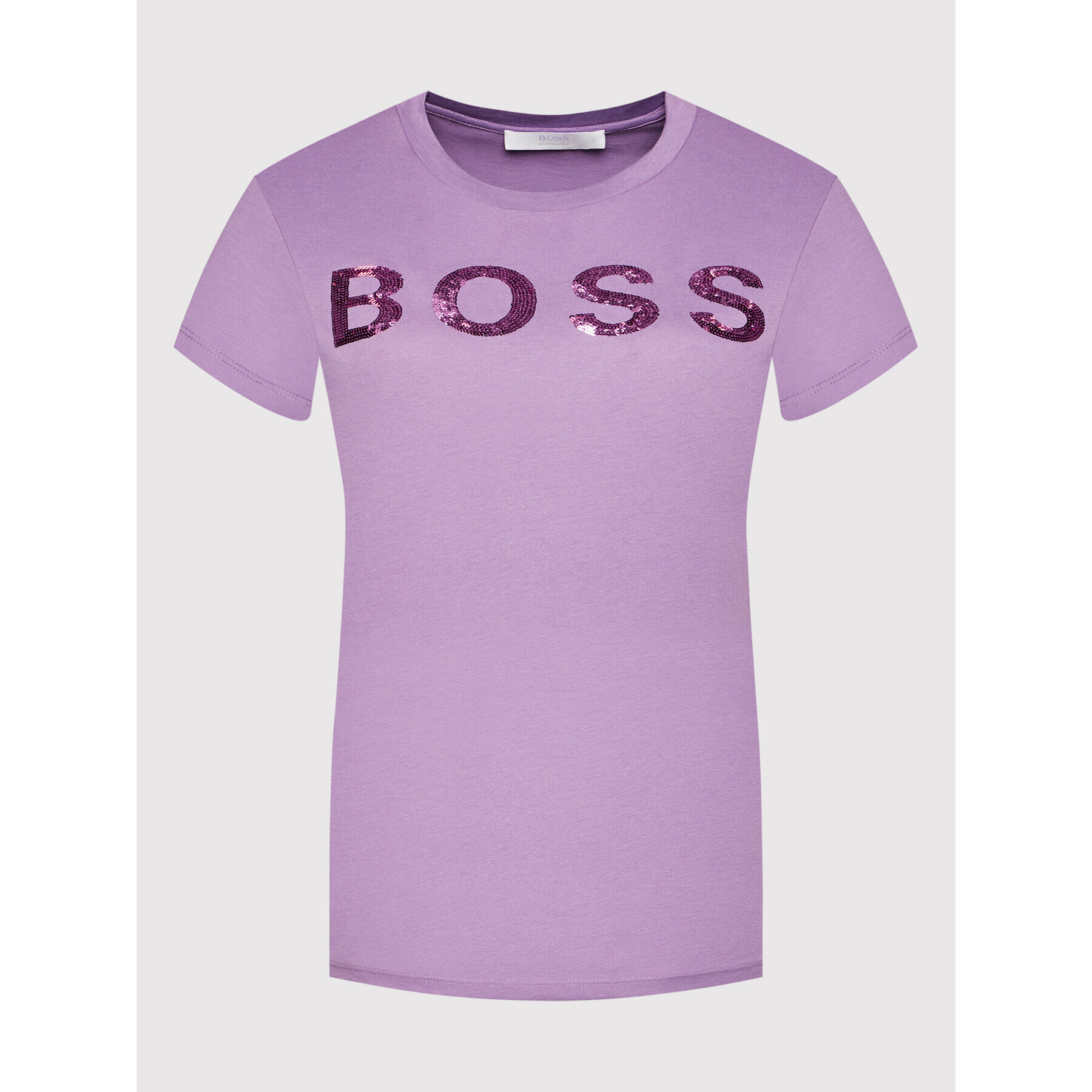 Boss Tricou C_Elogo_4 50464505 Violet Regular Fit - Pled.ro