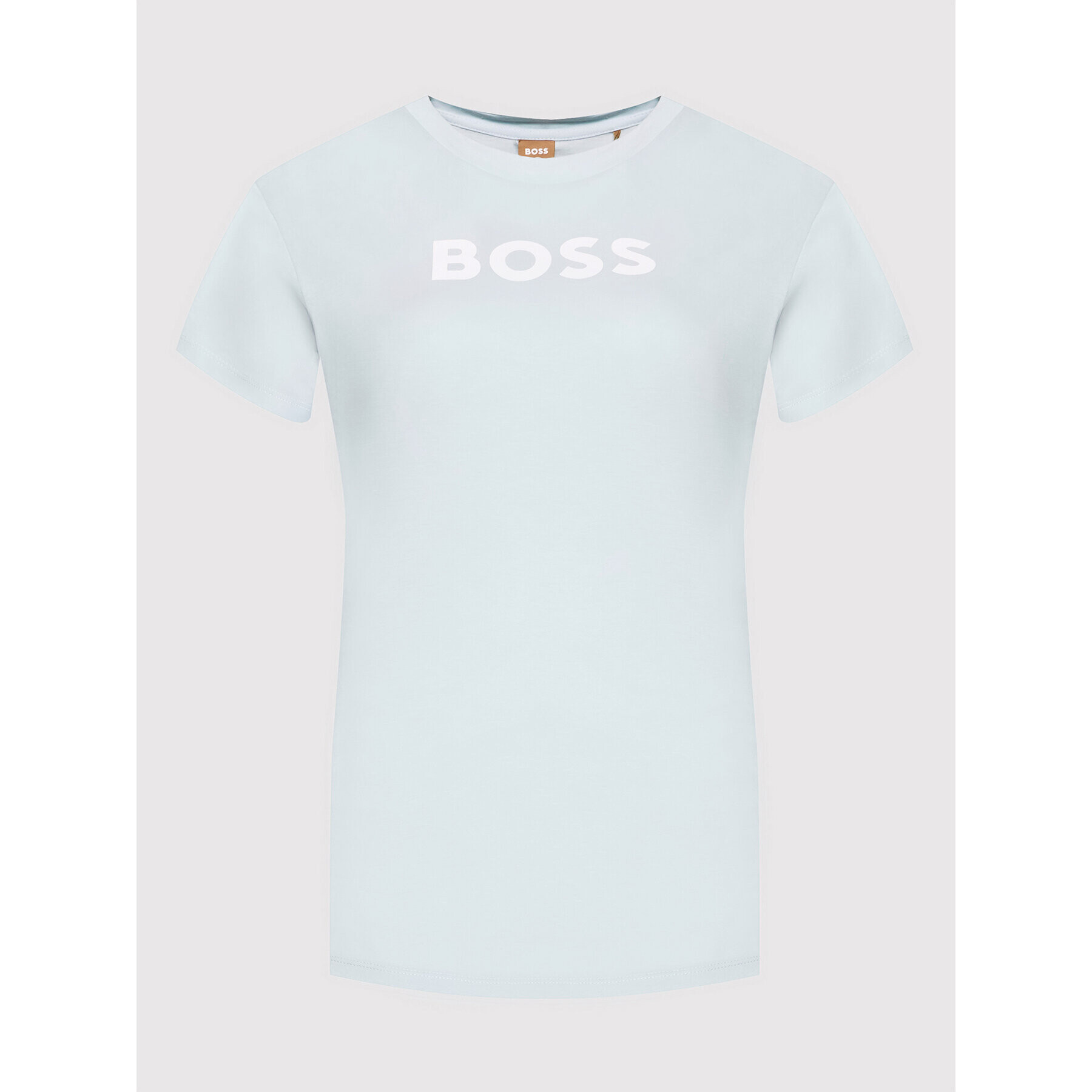 Boss Tricou C_Elogo_5 50468356 Albastru Regular Fit - Pled.ro