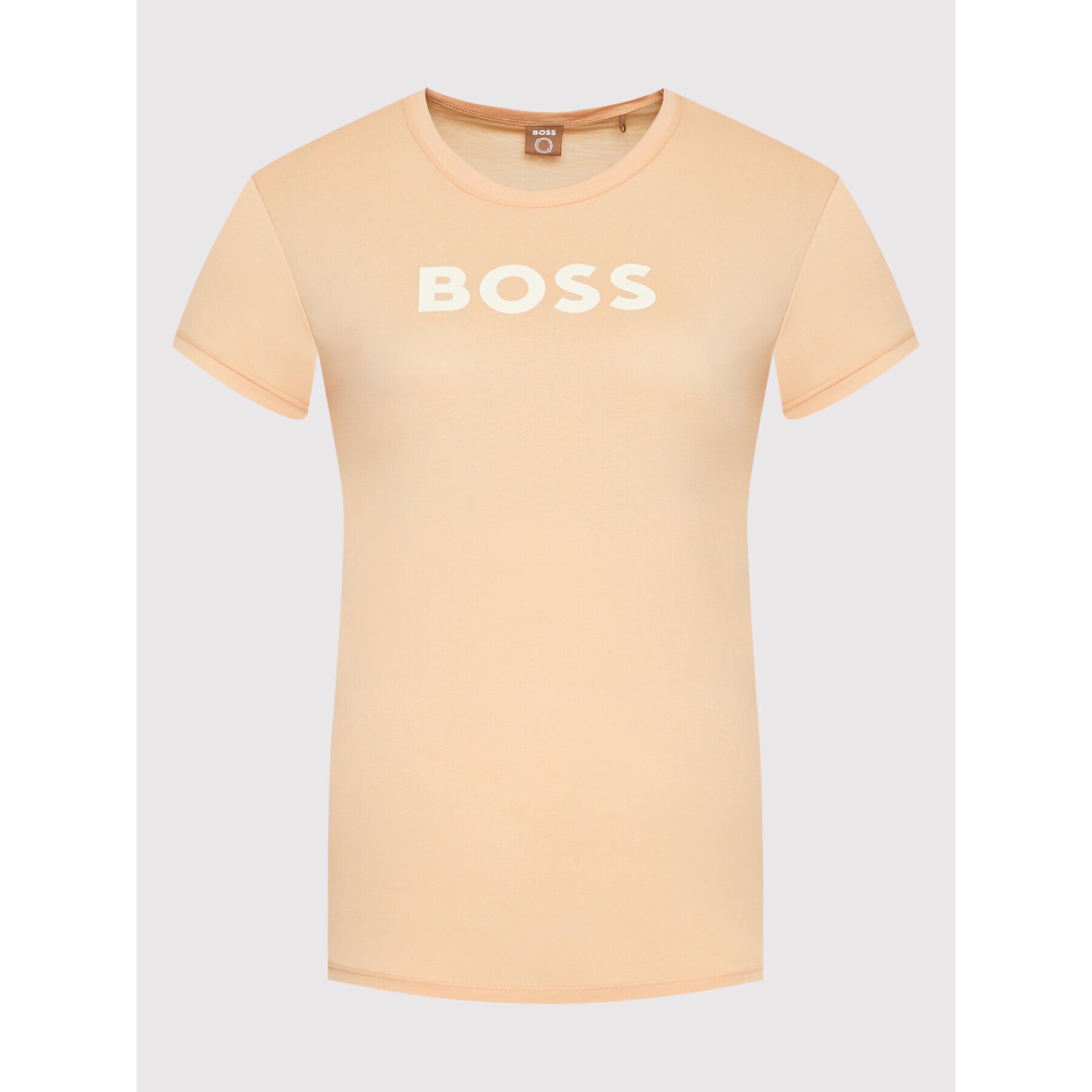 Boss Tricou C_Elogo_7 50472255 Portocaliu Regular Fit - Pled.ro