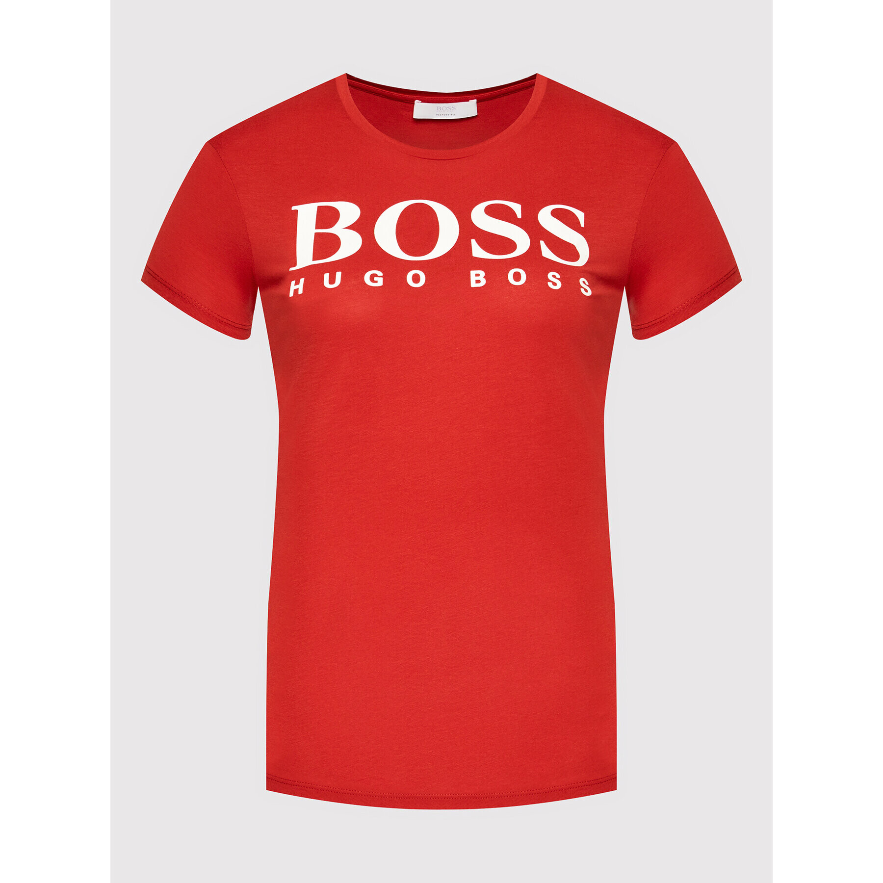 Boss Tricou C_Elogo1 50455144 Roșu Regular Fit - Pled.ro