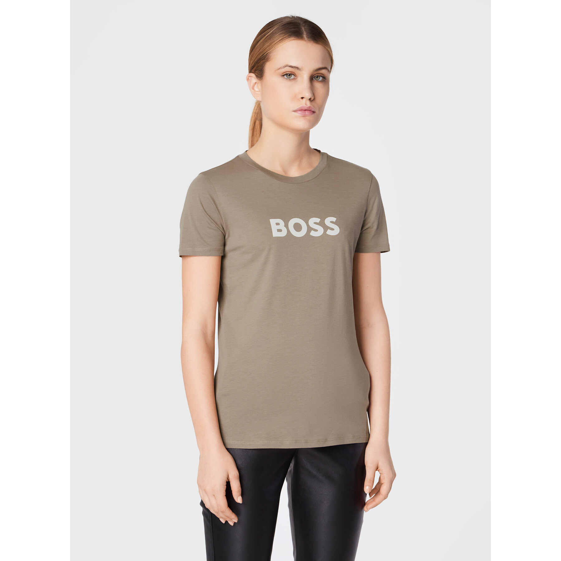 Boss Tricou C Logo 5 50468356 Maro Regular Fit - Pled.ro