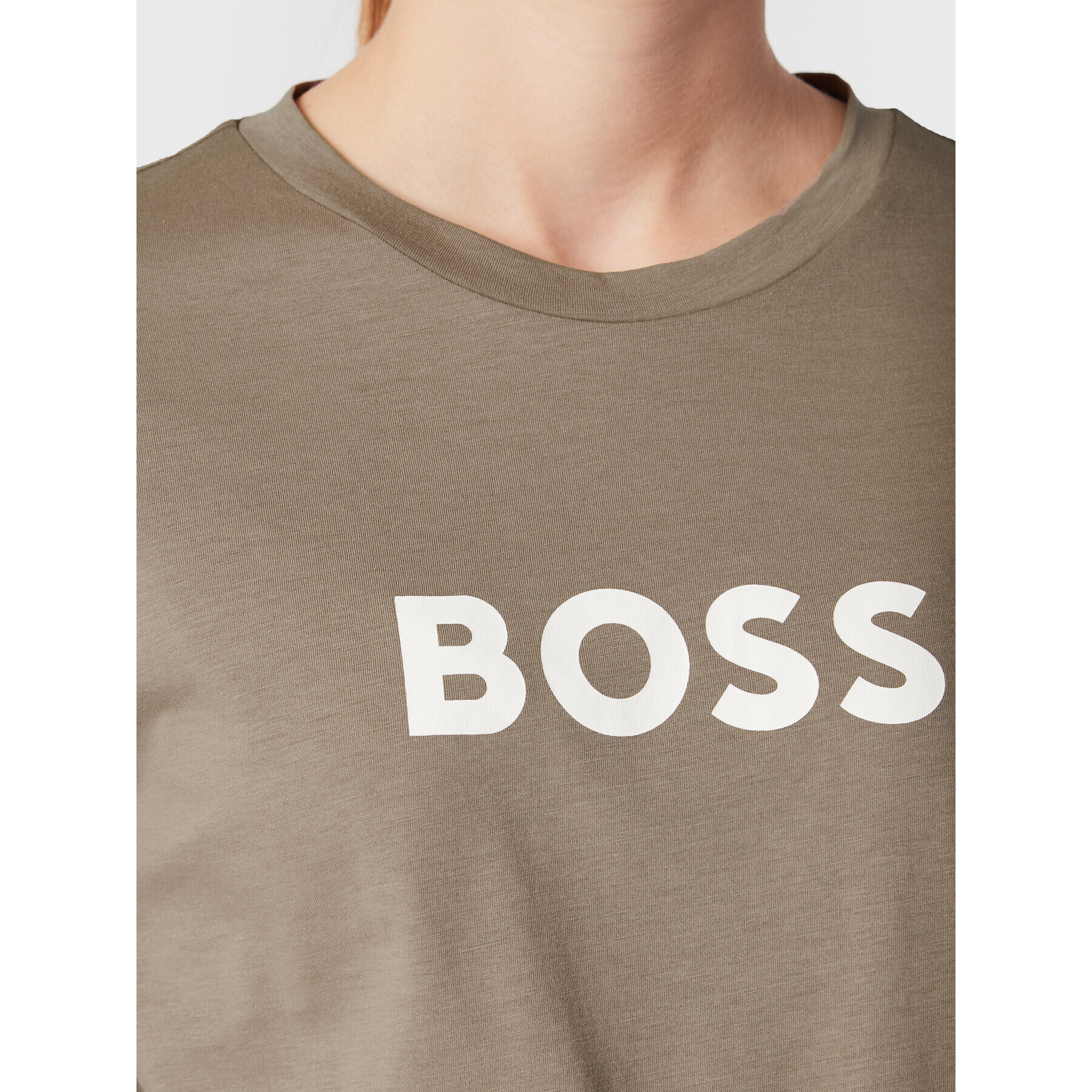 Boss Tricou C Logo 5 50468356 Maro Regular Fit - Pled.ro